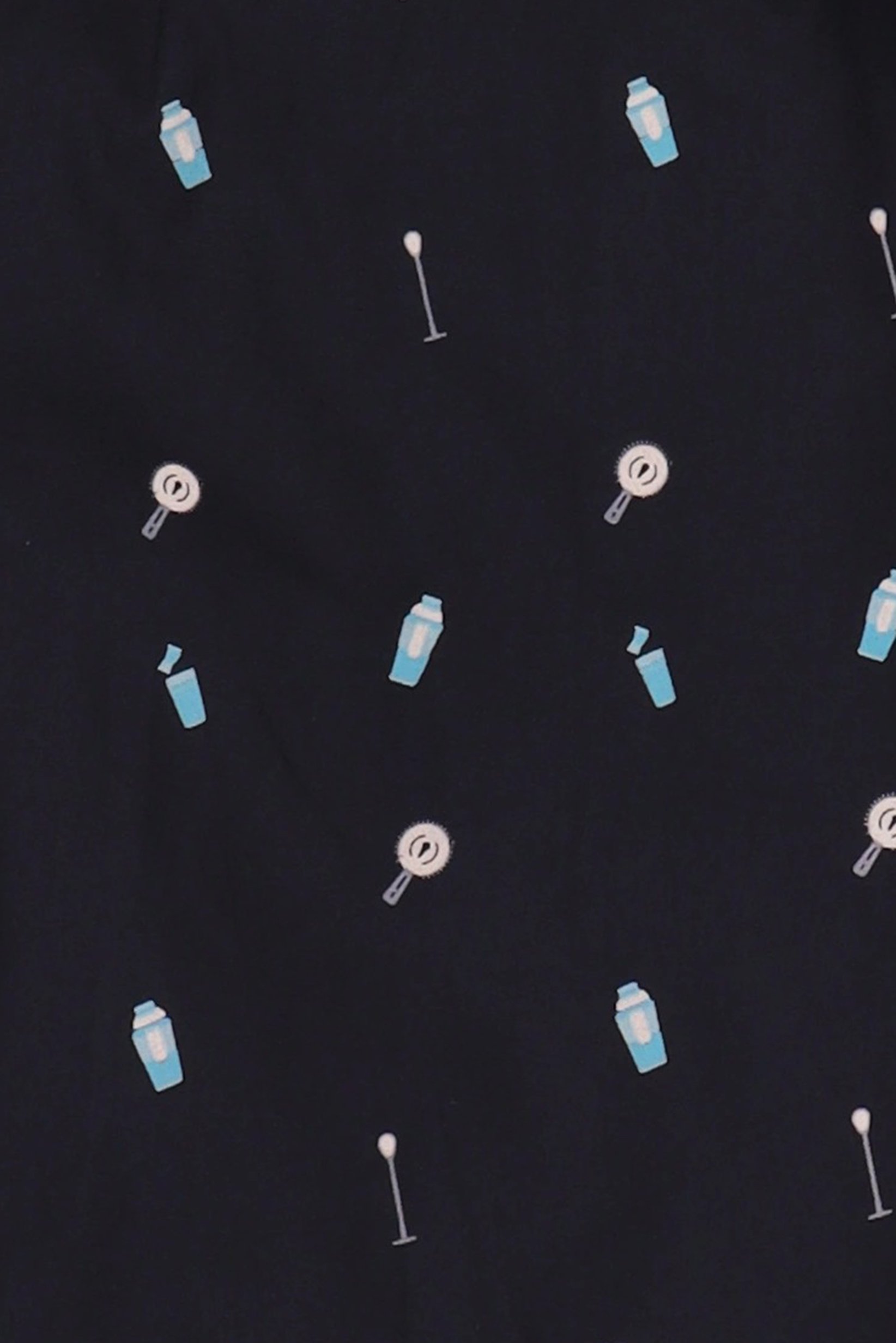 Men Allover Print Boxer Shorts, Black