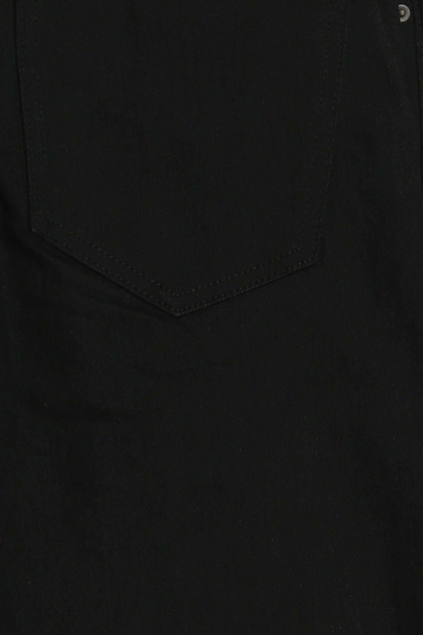Men Straight Fit Solid Stretchable Jeans, Black