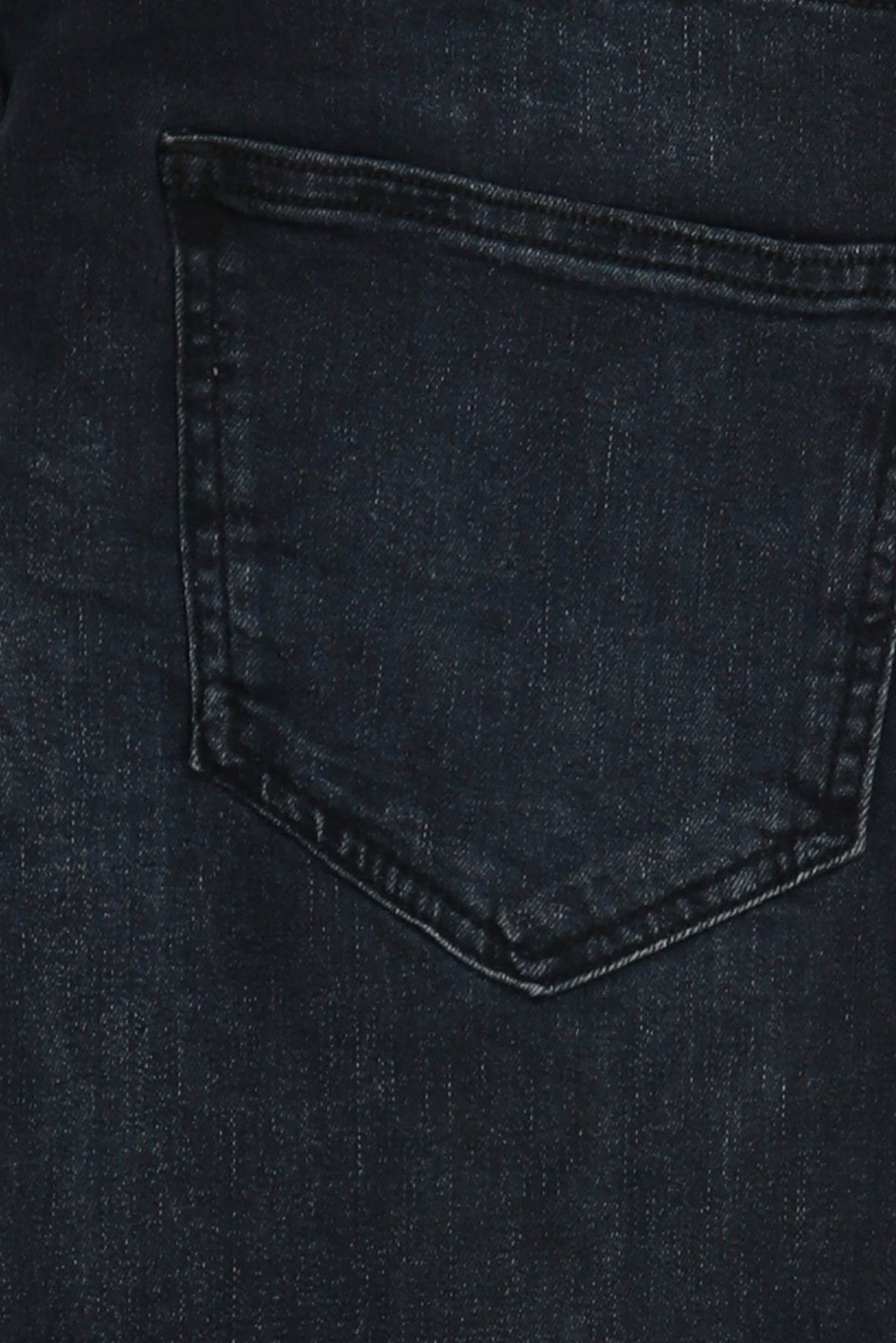 Men Regular Fit Washed Stretchable Denim Jeans, Dark Navy