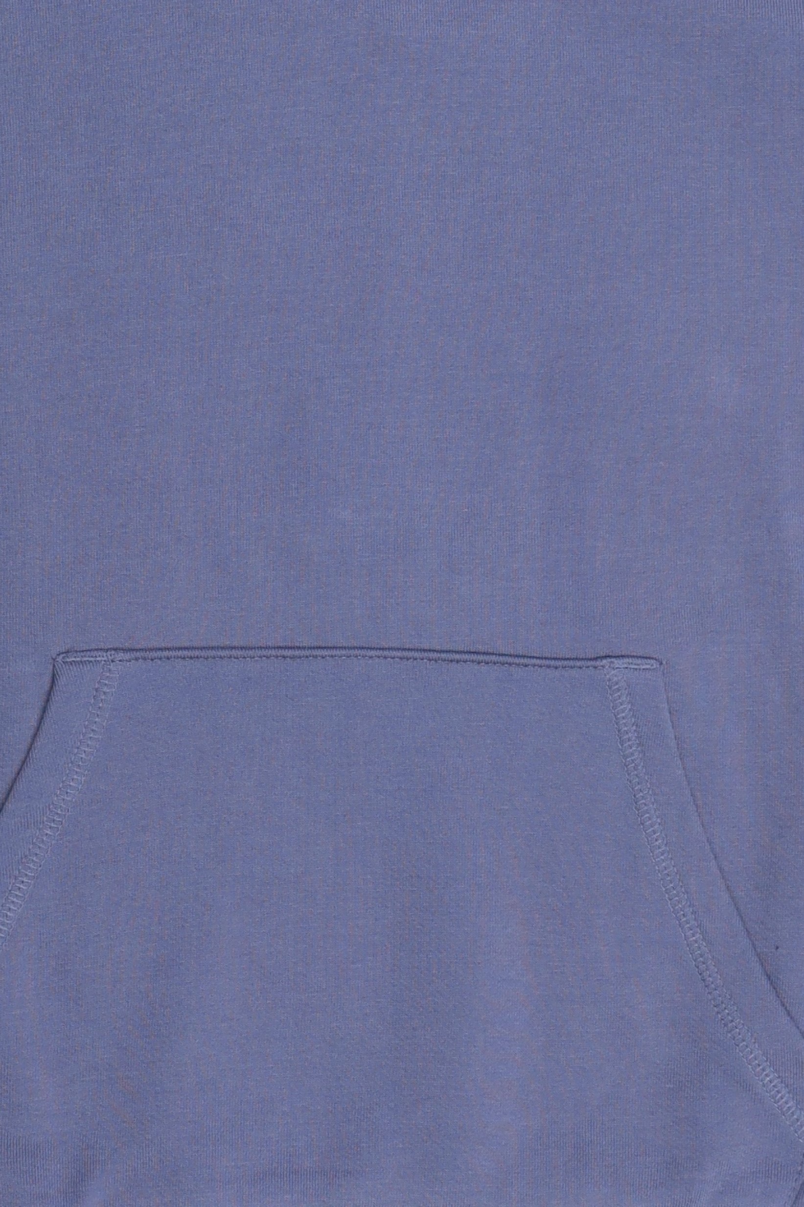 Men Solid Long Sleeve Hoodie, Slate Blue