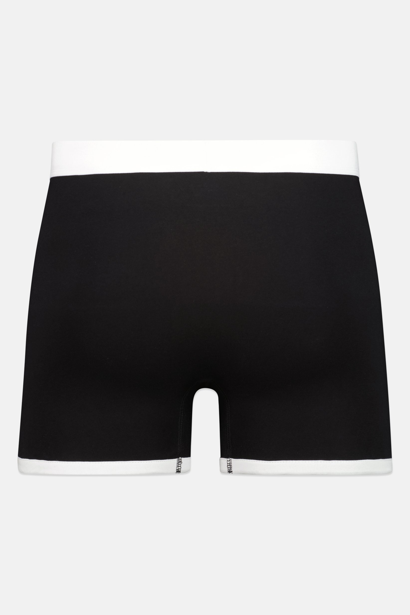 Men Pull On Solid Boxer, Black