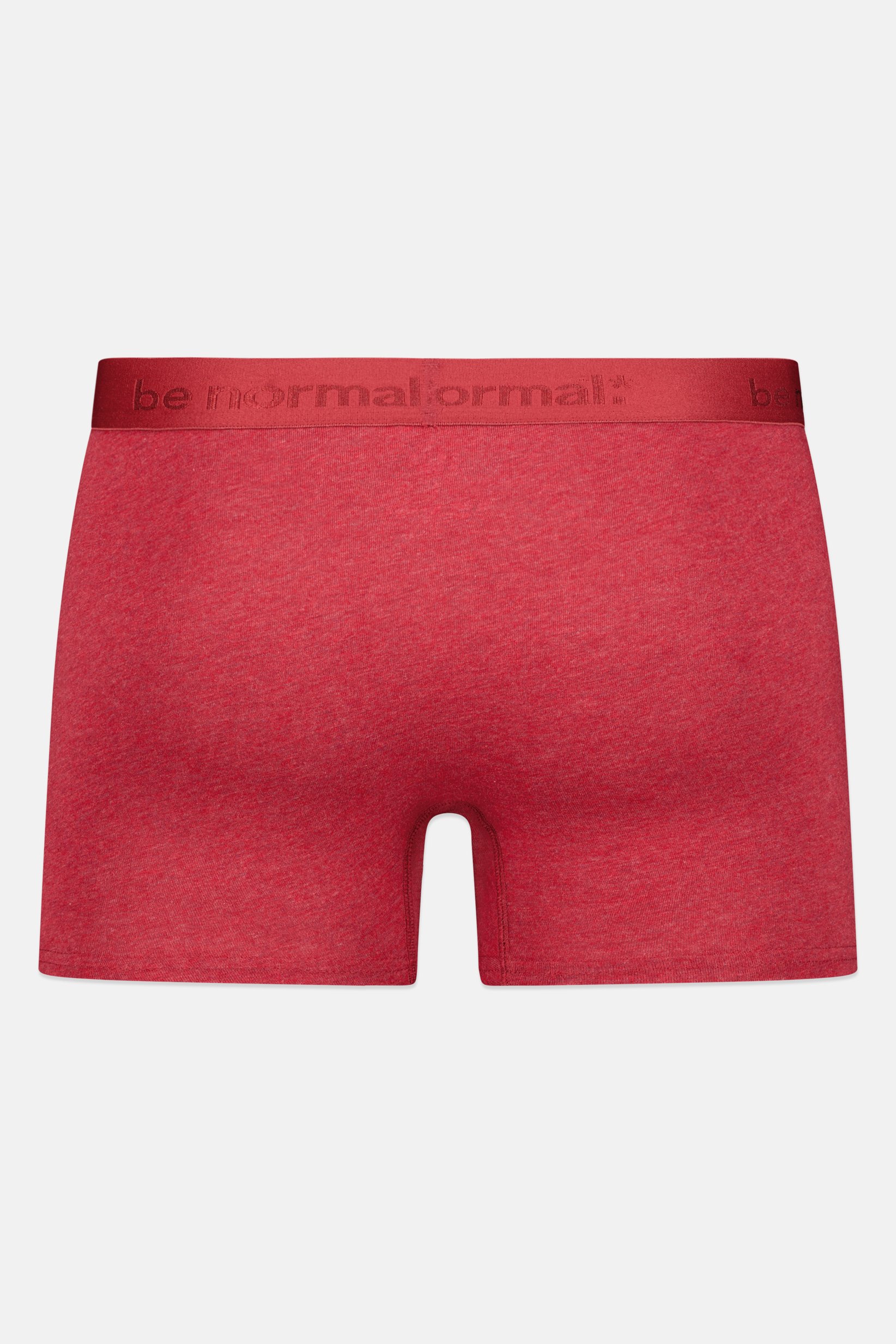 Men Solid Pull On Boxer, Dark Red