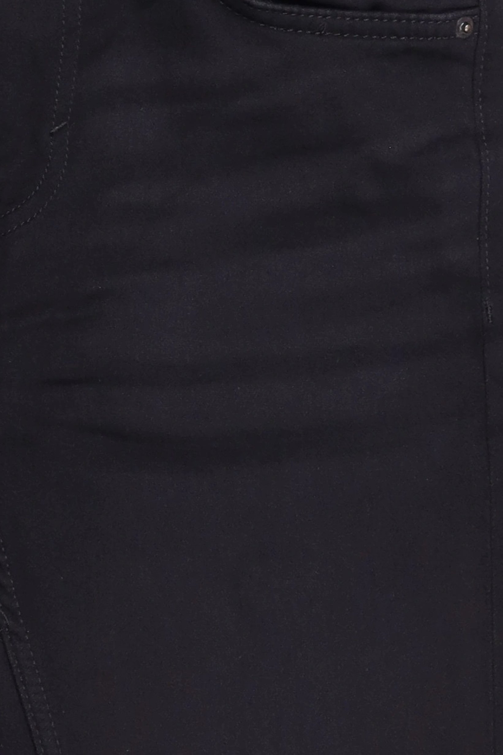 Men Slim Fit Solid Stretchable Jeans, Black