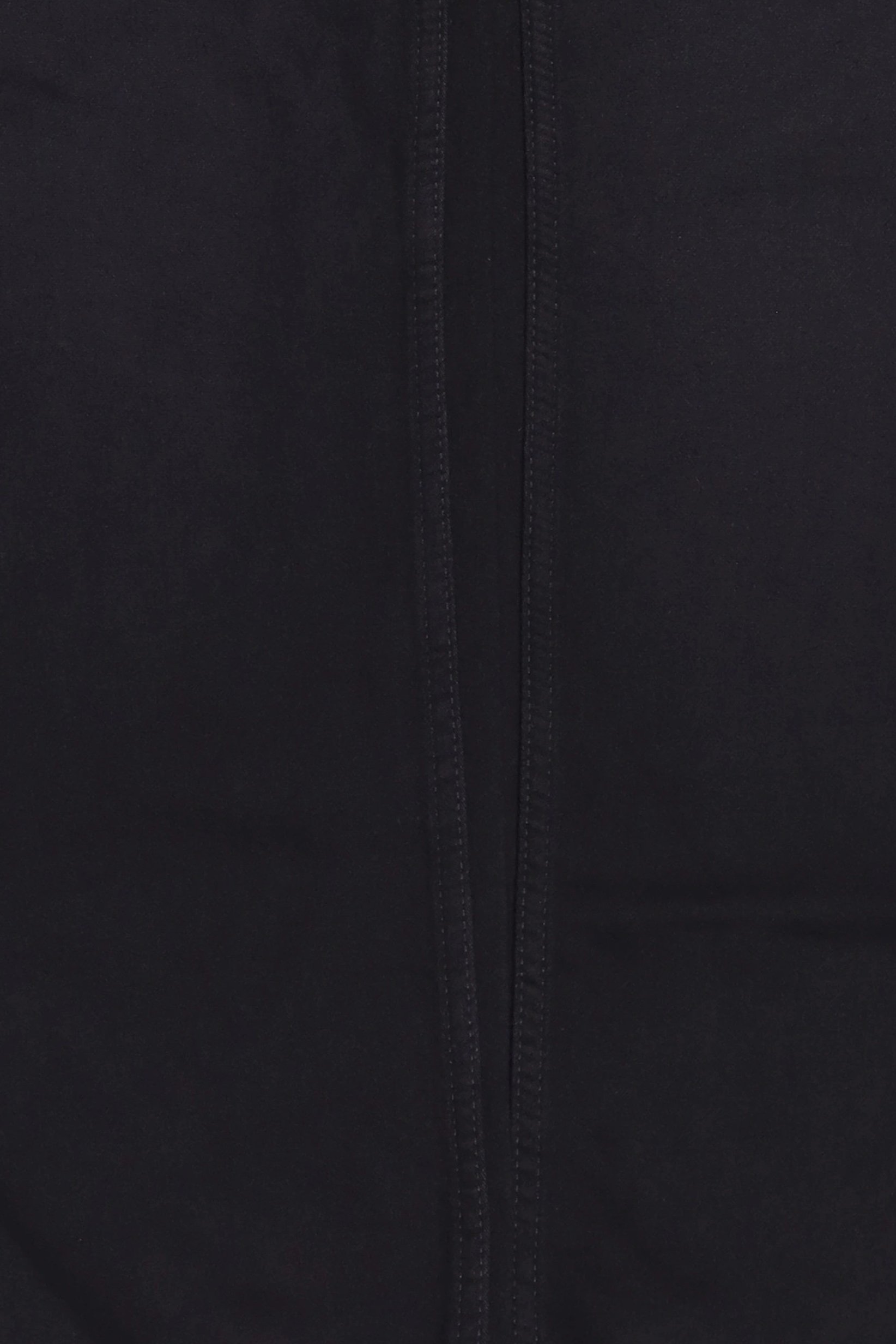 Men Regular Fit Solid Straight Leg Pants, Black