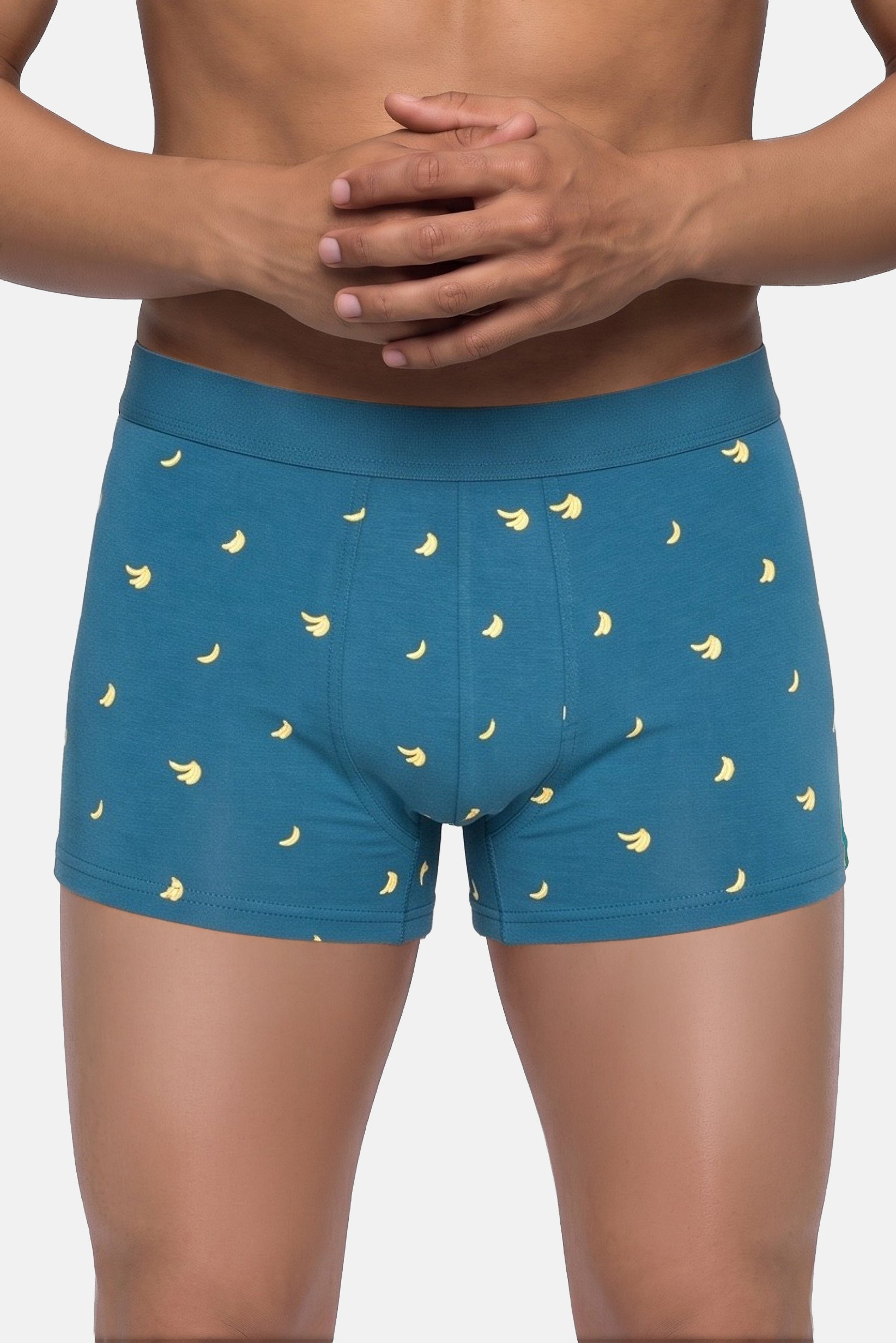 Men Allover Print Pull On Boxer, Multicolor