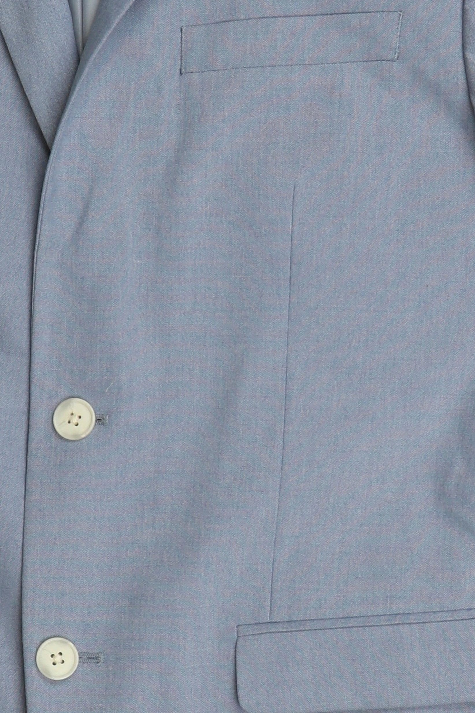 Men Slim Fit Plain Casual Blazer, Light Blue