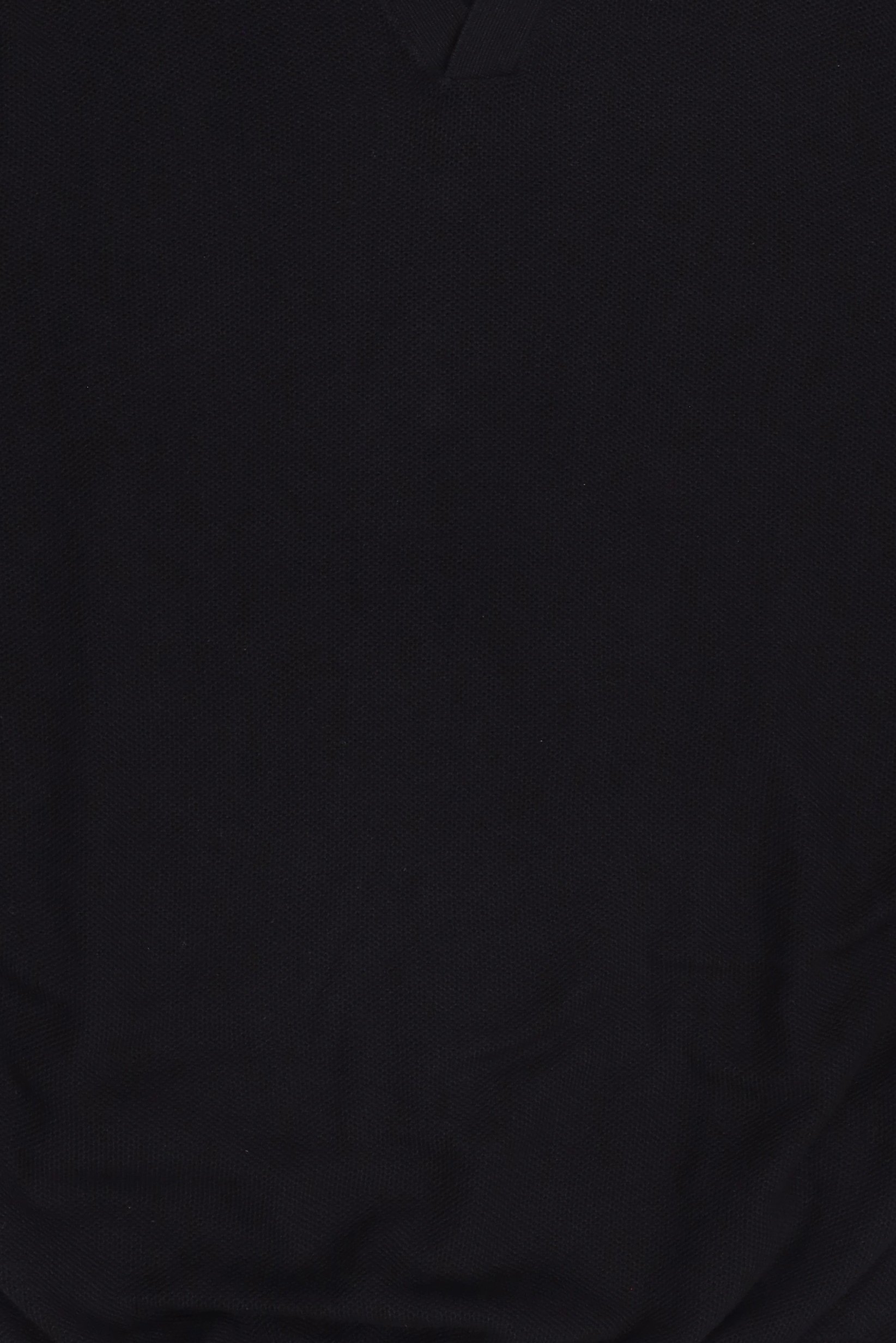 Men Spread Collar Textured Sweater, Black