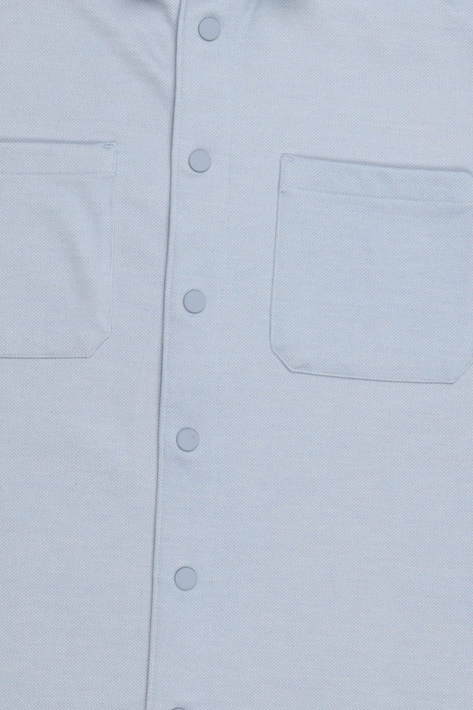 Men Regular Fit Long Sleeve Textured Casual Shirt, Light Blue