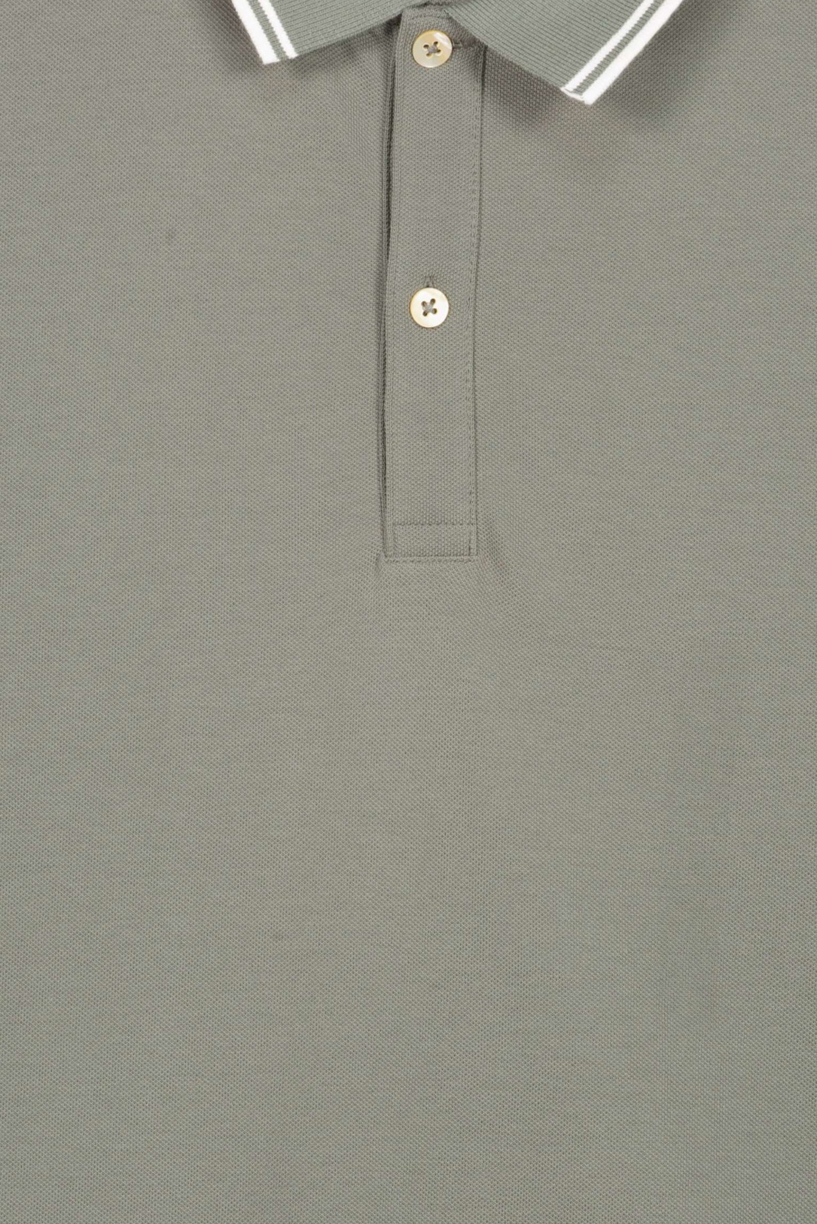 Men Regular Fit Short Sleeve Plain Polo Shirt, Sea Sage