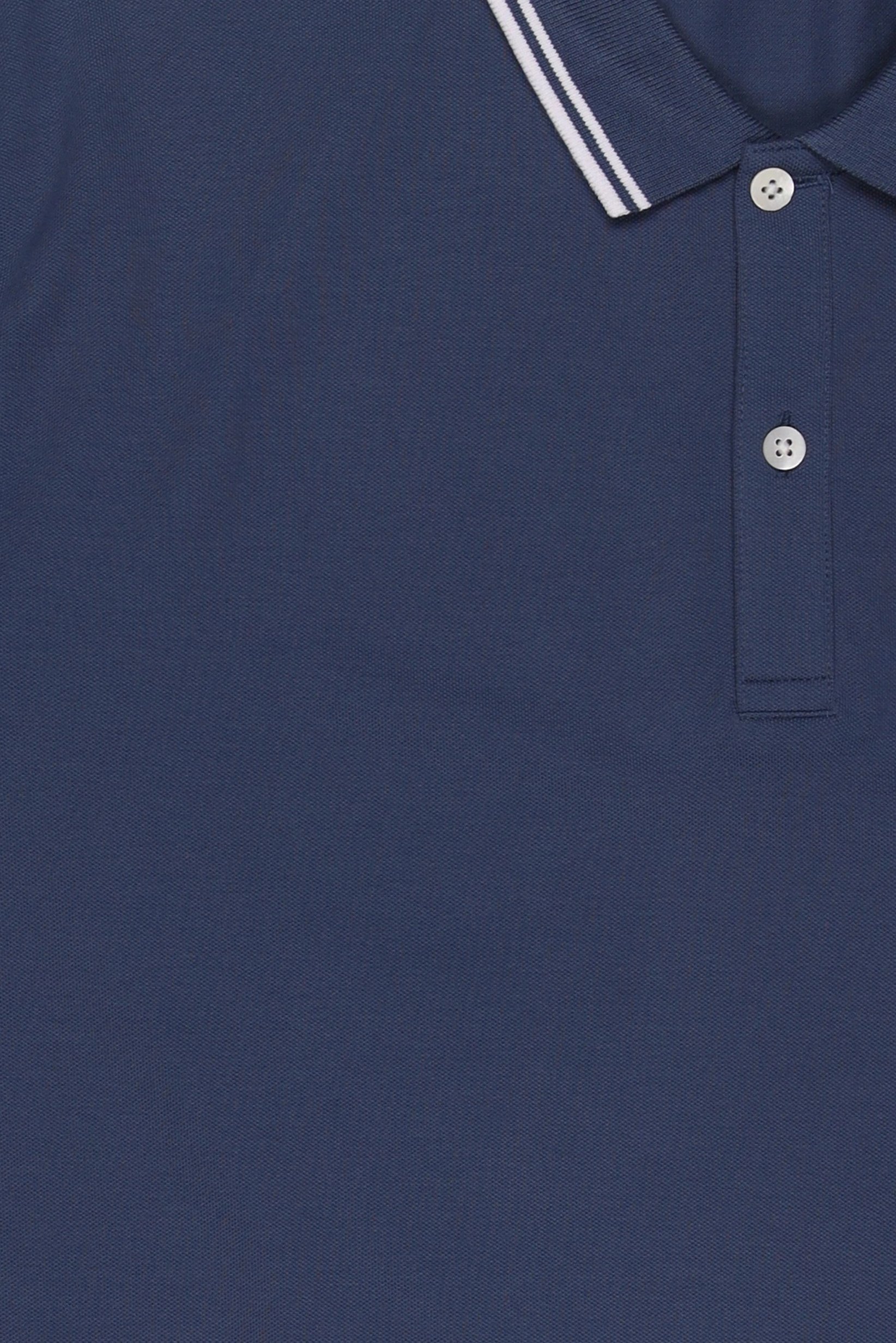 Men Regular Fit Solid Short Sleeve Polo Shirt, Slate Blue
