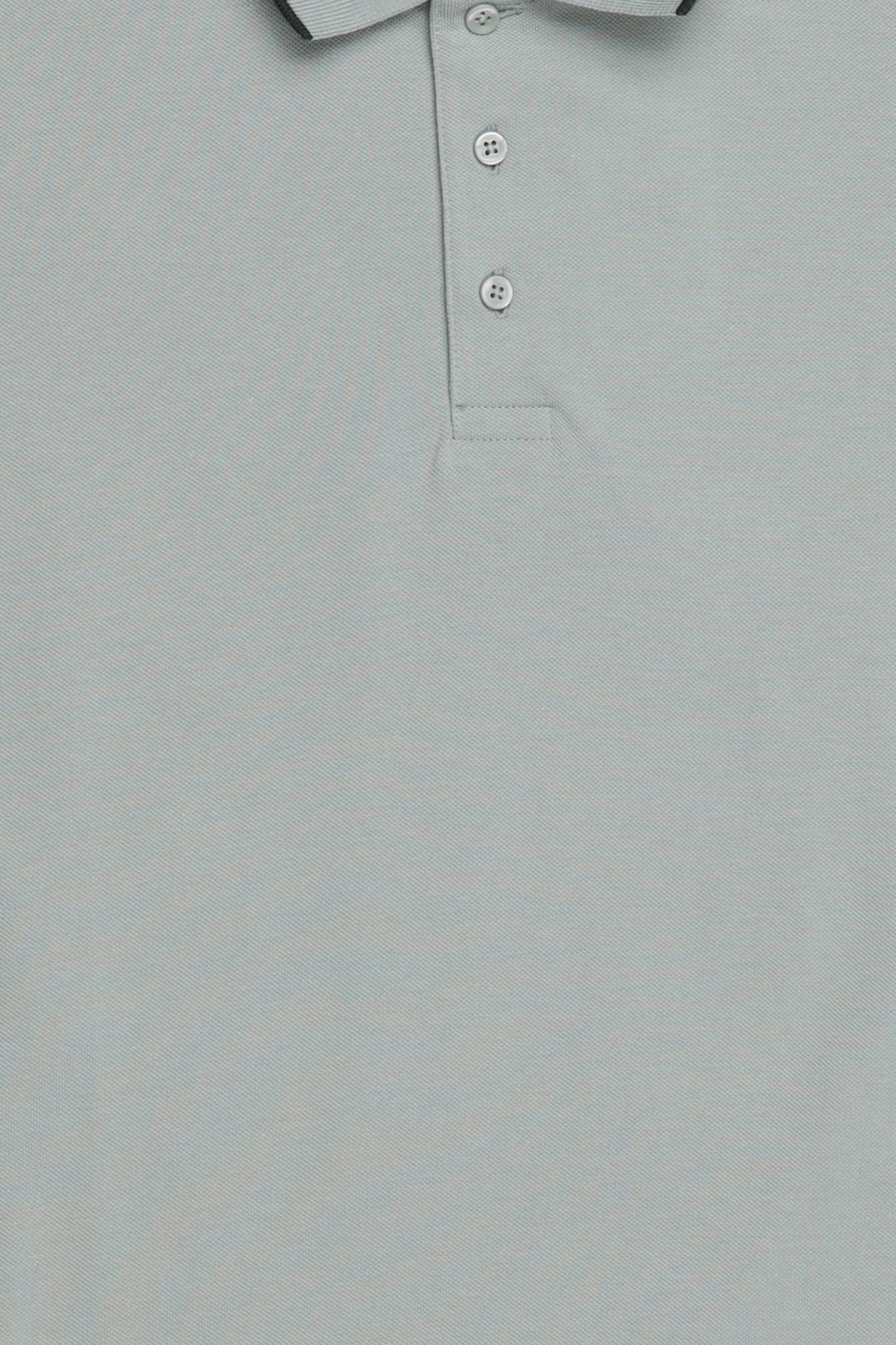 Men Regular Fit Solid Short Sleeve Polo Shirt, Green