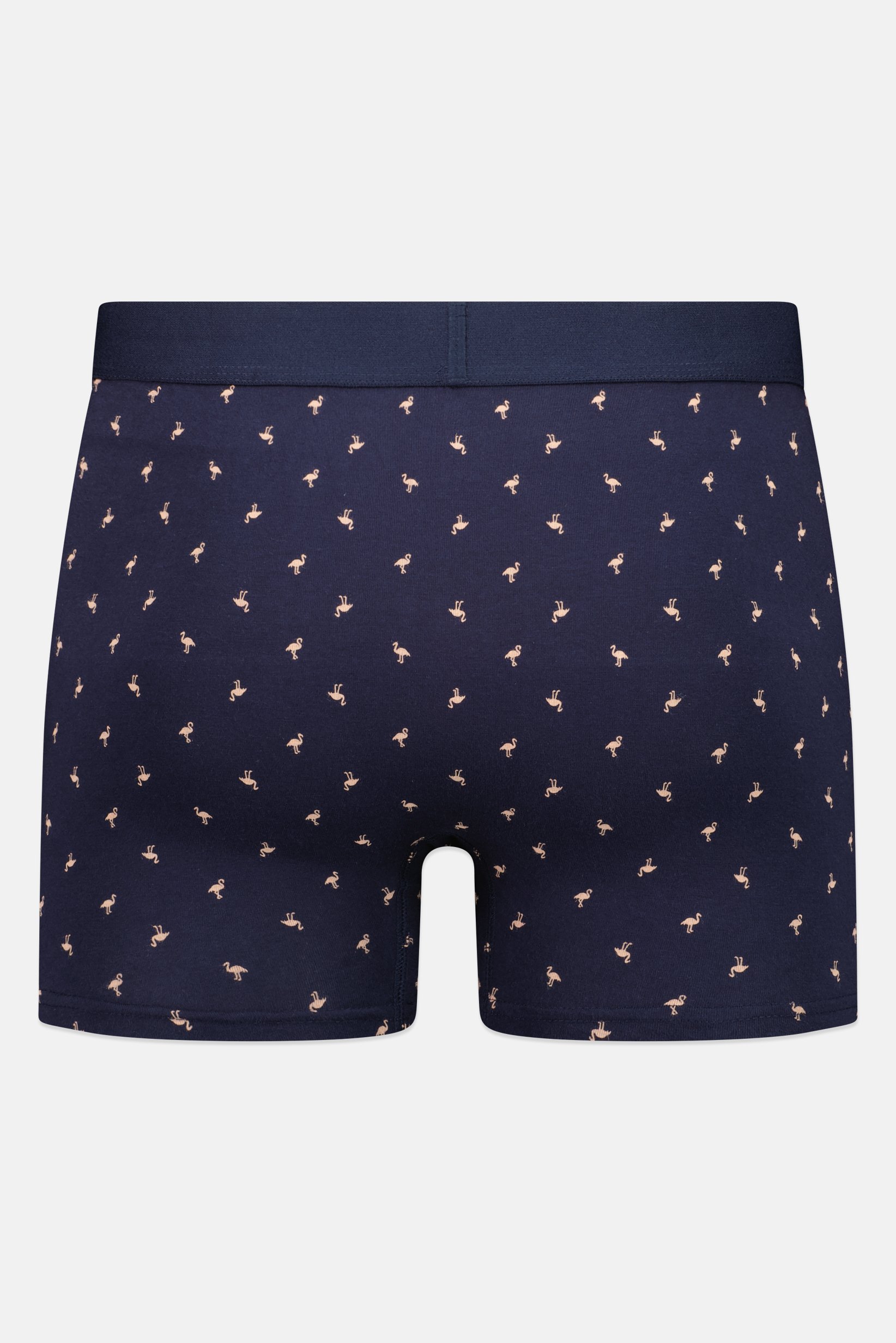 Men Allover Print Pull On Boxer, Navy Blue