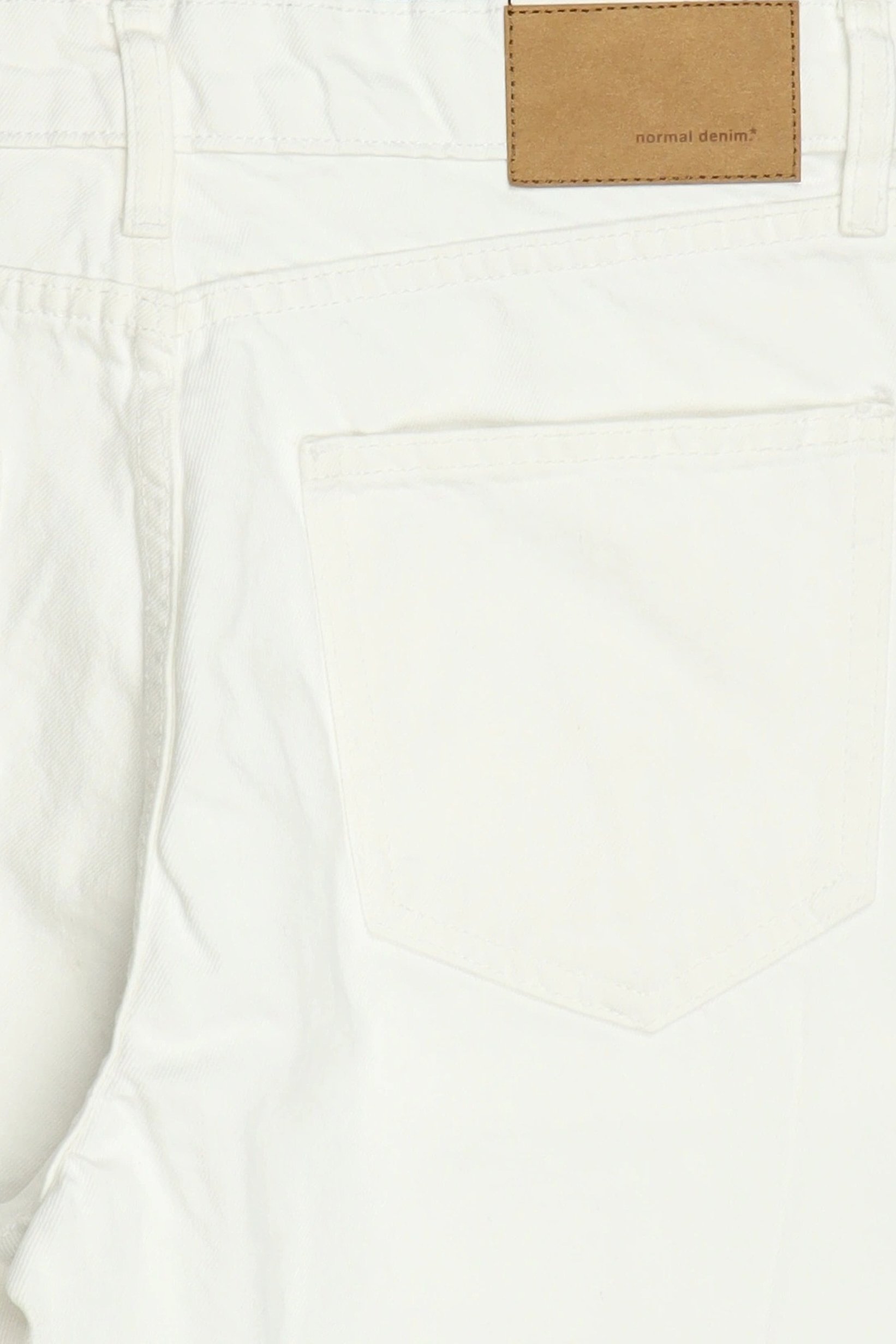 Men Loose Fit Plain Non-Stretchable Jeans, White
