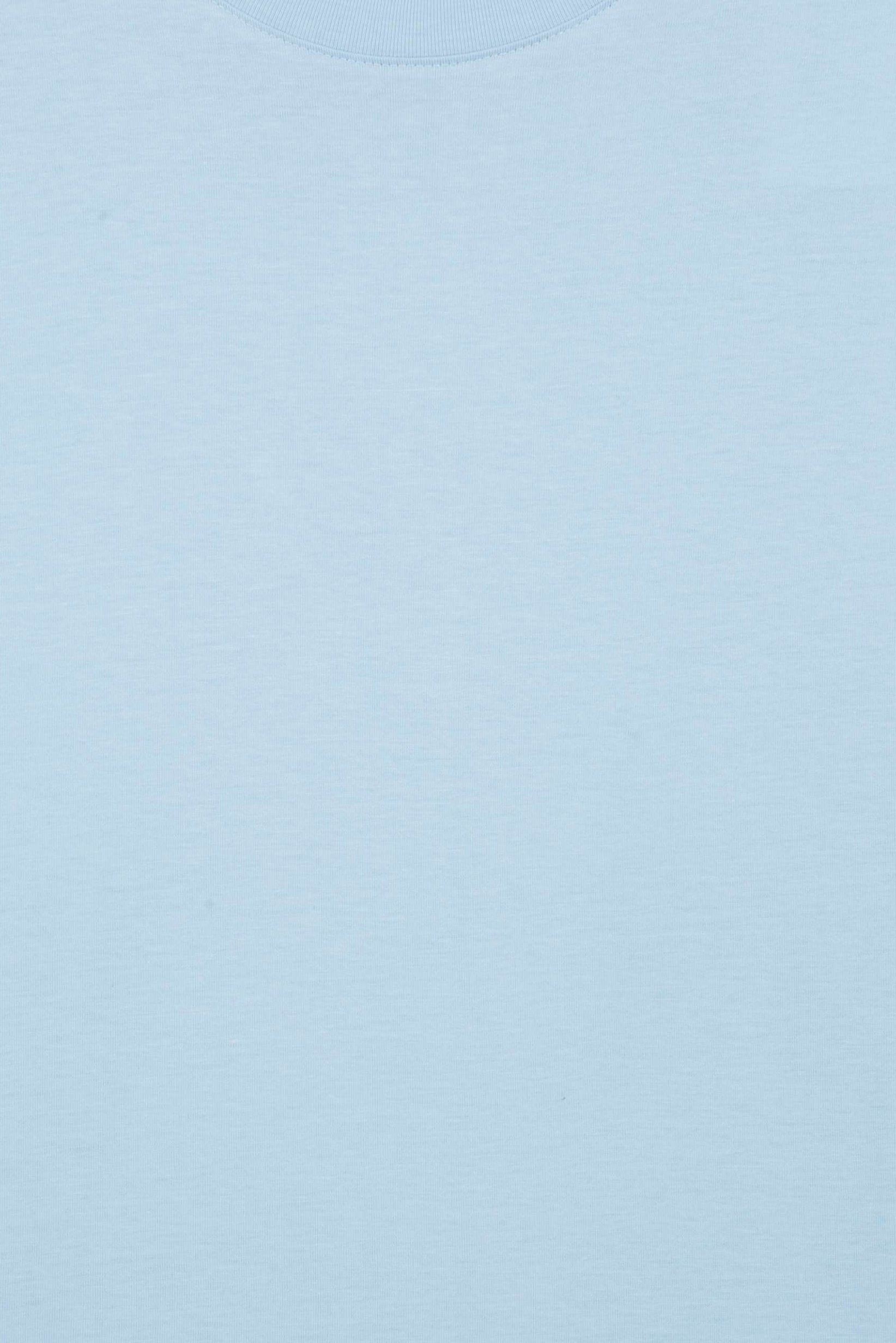 Men Crew Neck Short Sleeve Plain T-Shirt, Sky Blue