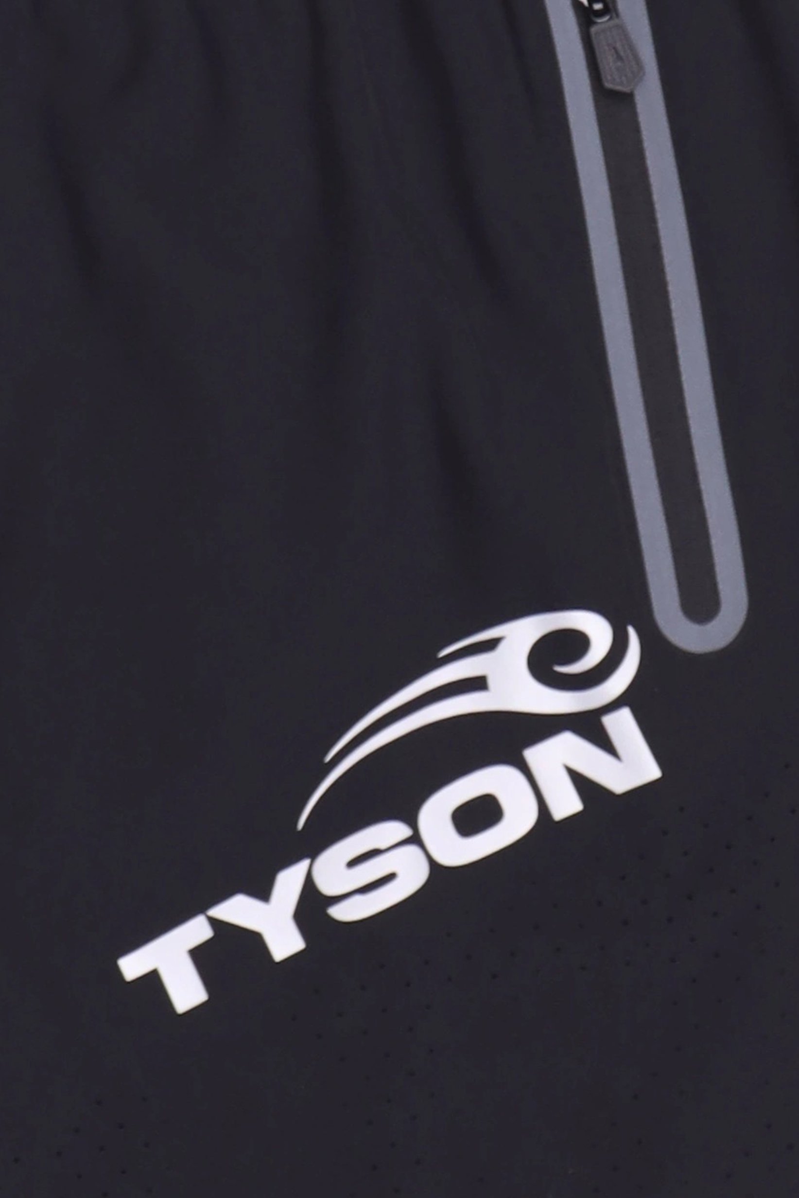 Celio x Tyson Men Regular Fit Brand Logo Shorts, Black