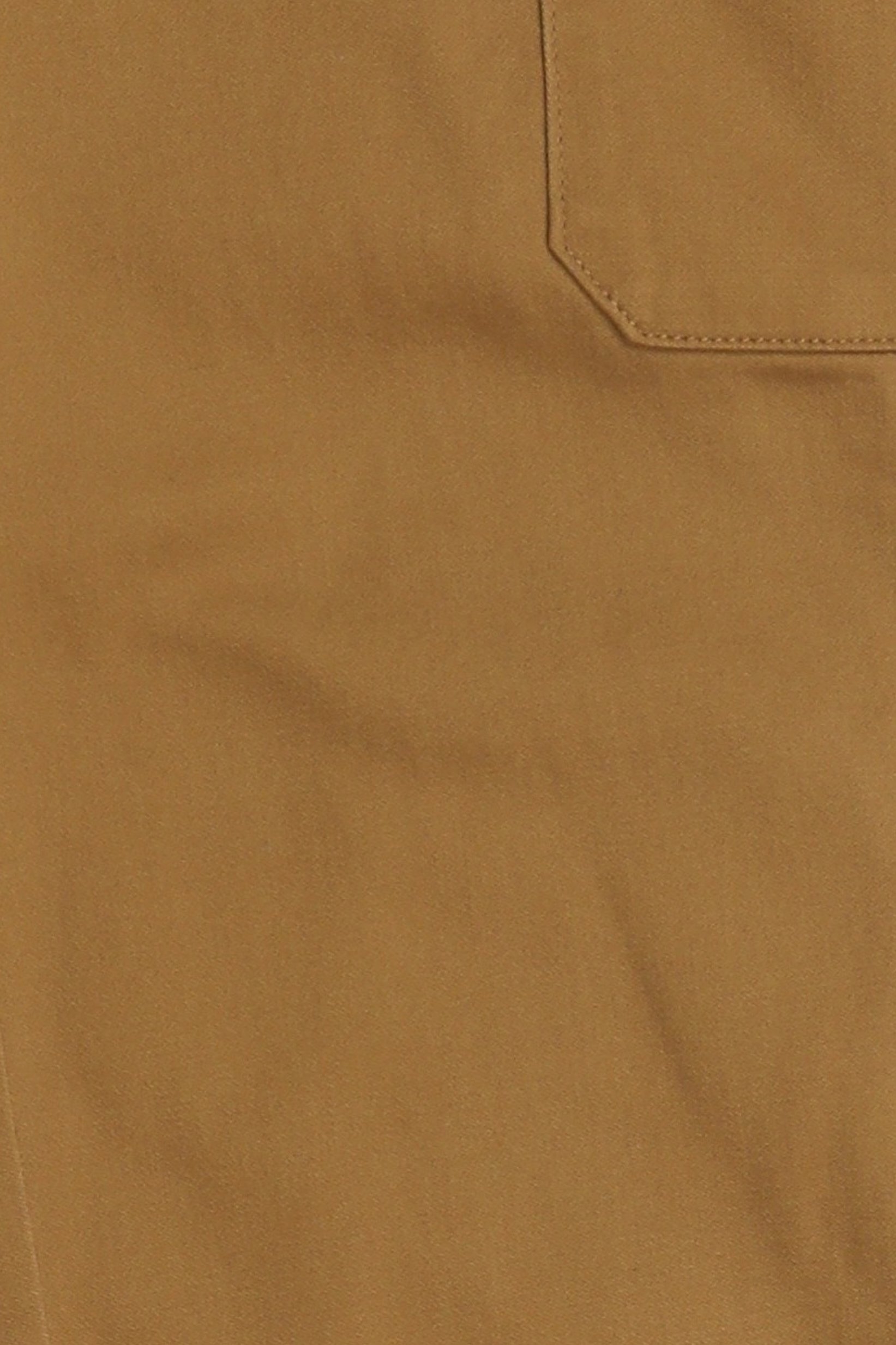 Men Straight Fit Solid Cargo Pants, Brown