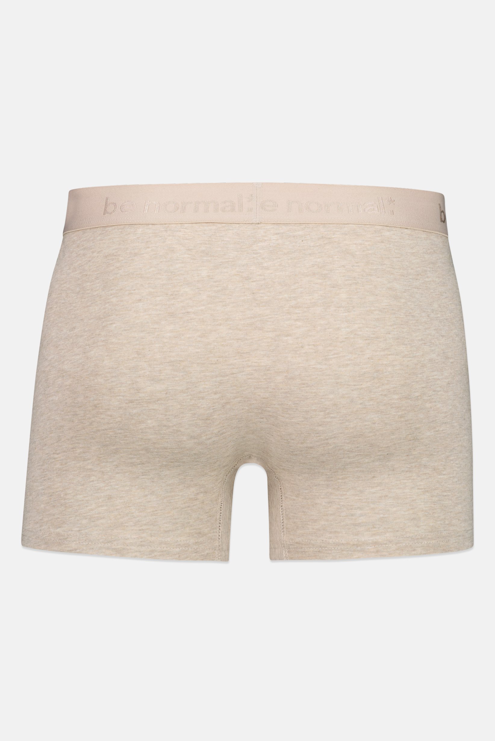 Men Brand Logo Pull On Boxer, Beige