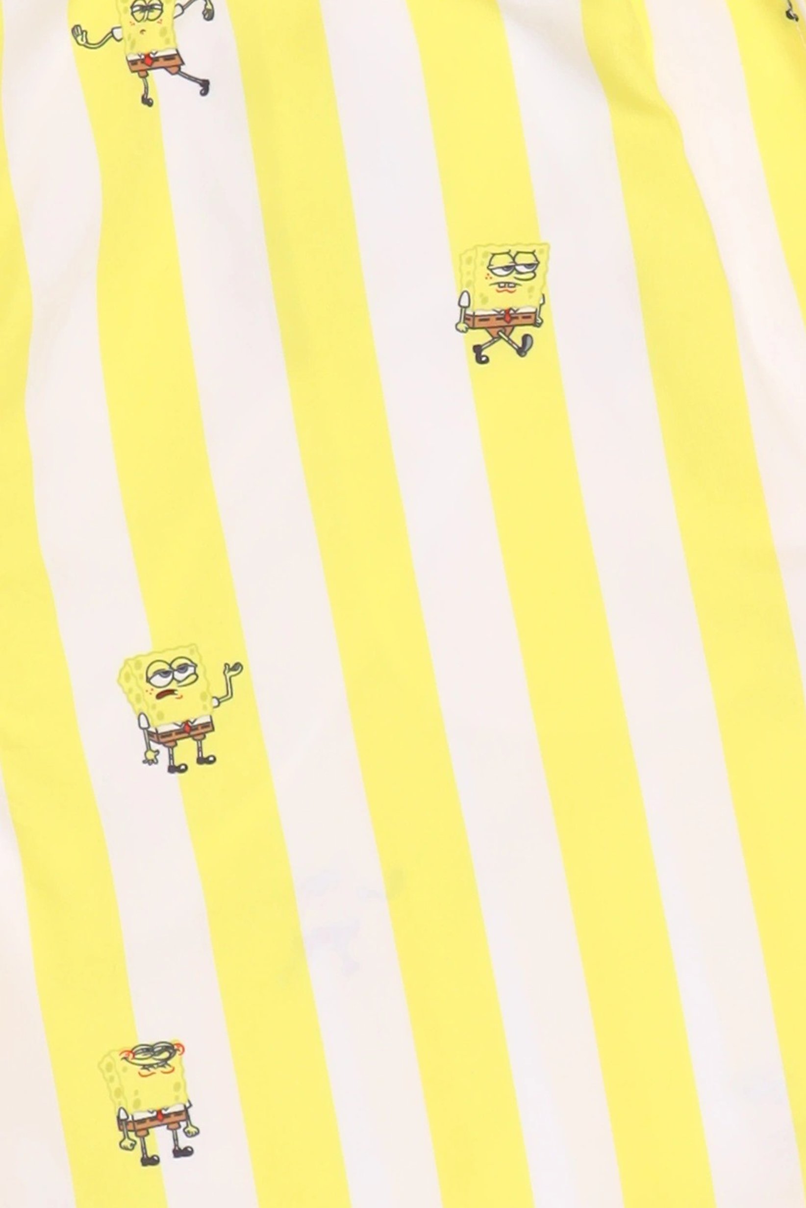 Sponge Bob SquarePants Men Stripe Basic Shorts, Multicolor