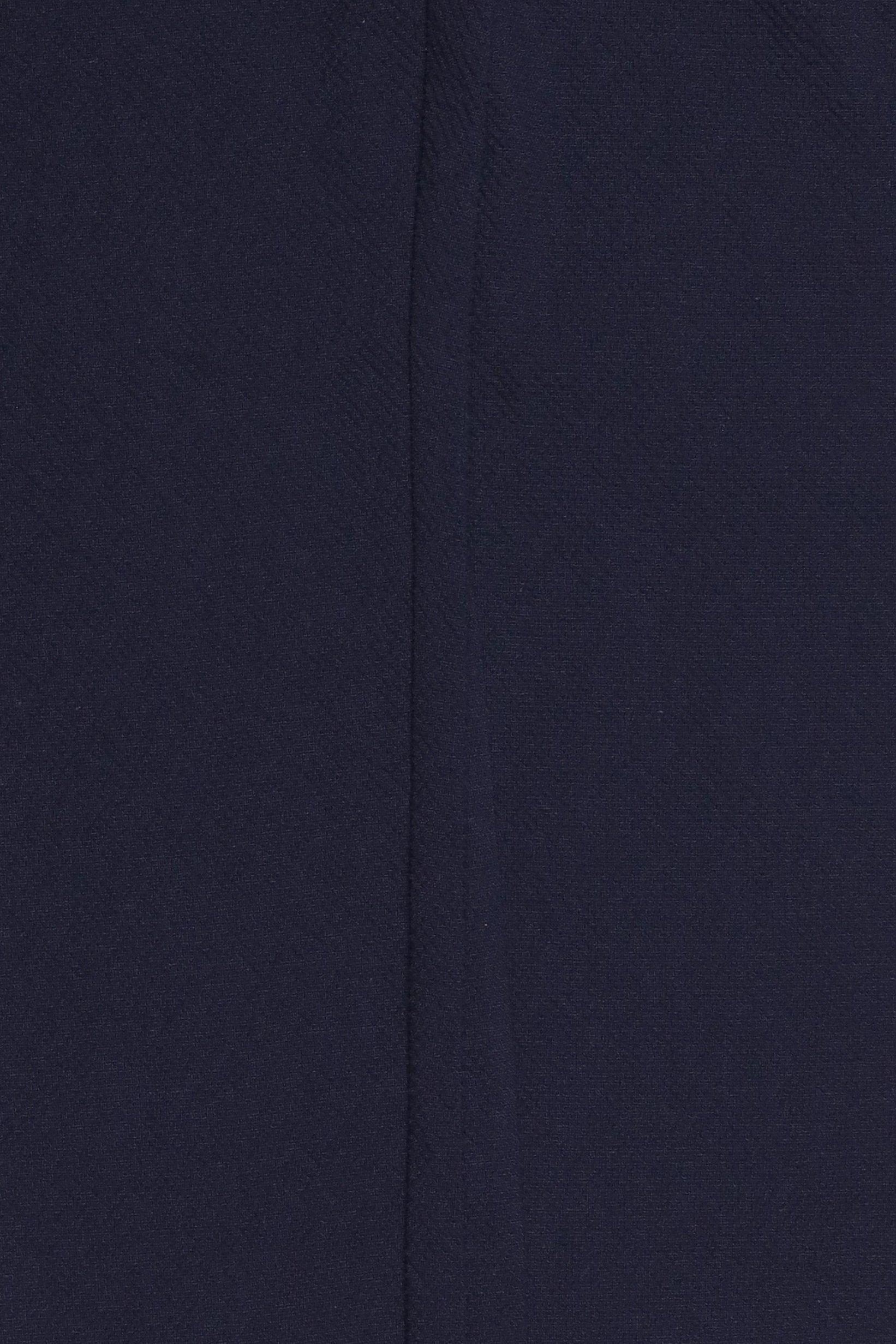 Men Slim Fit Textured Straight Leg Pants, Navy