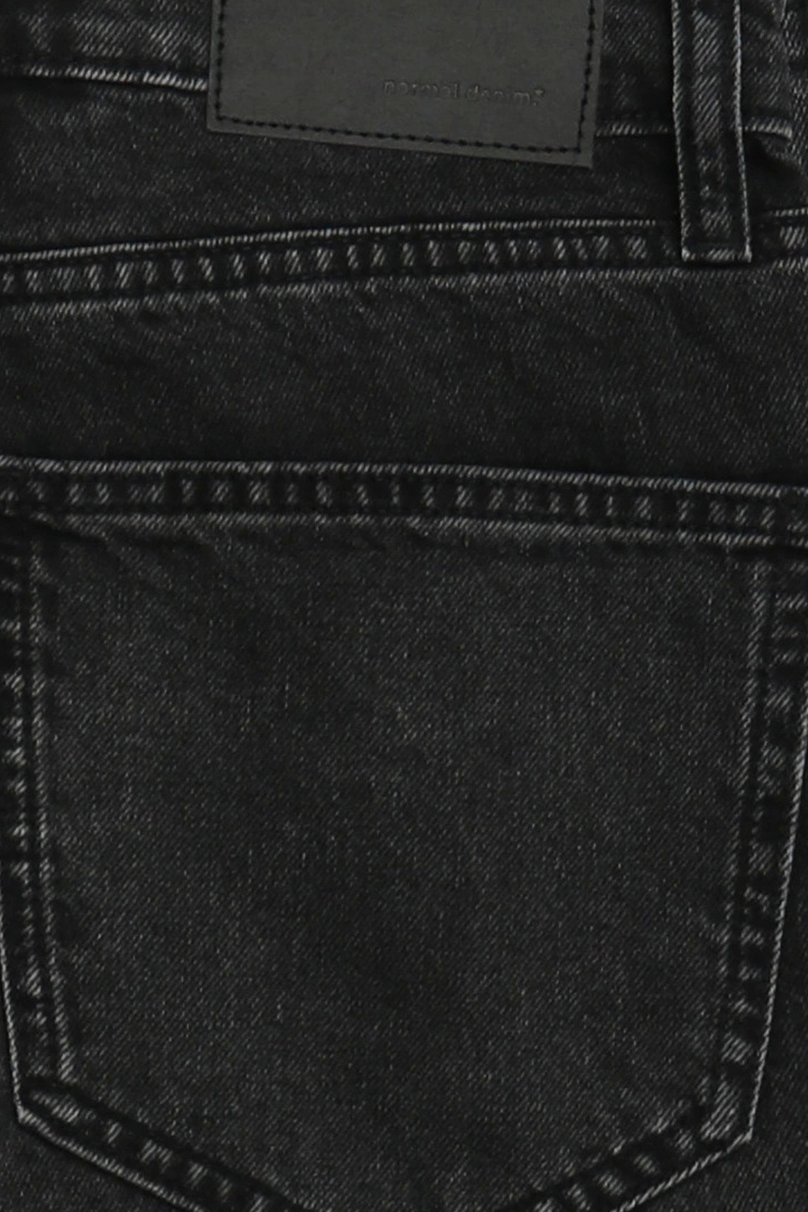 Men Baggy Fit Solid Non Stretchable Denim Jeans, Washed Black