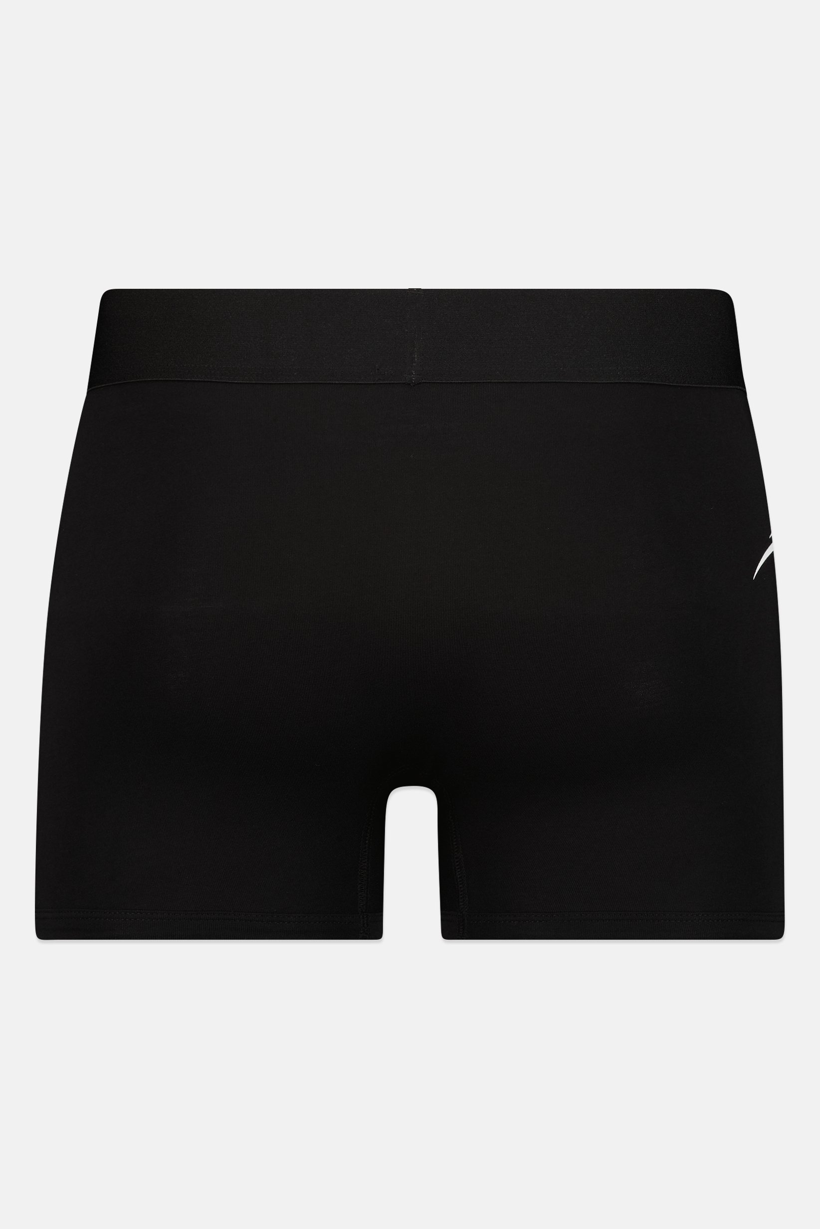 Men Brand Logo Pull On Boxer, Black