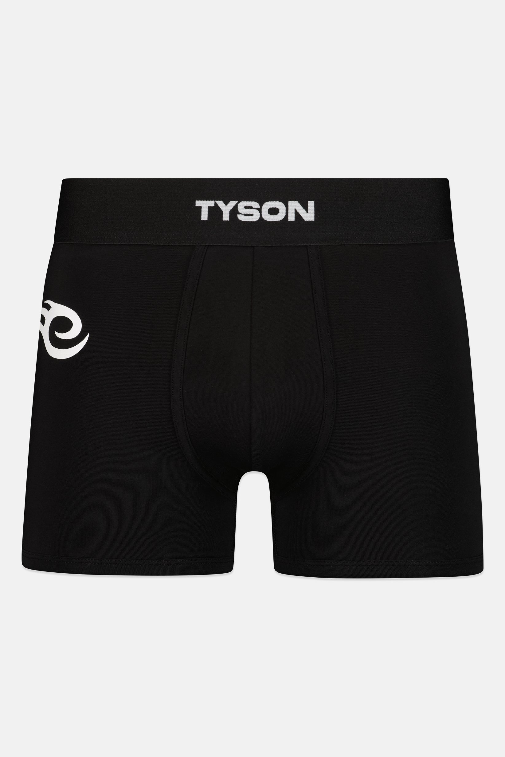 Men Brand Logo Pull On Boxer, Black