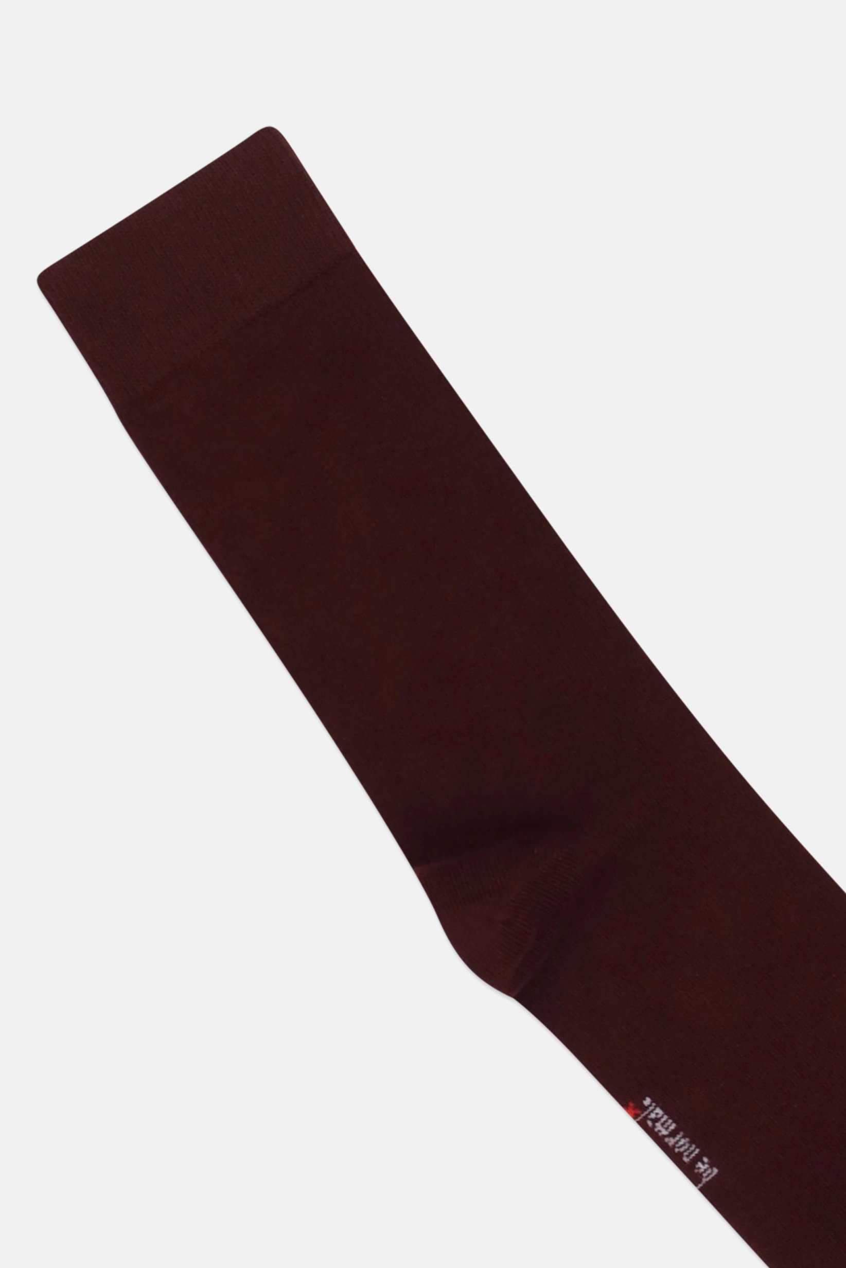 Men 1 Pair Brand Logo Crew Socks, Maroon