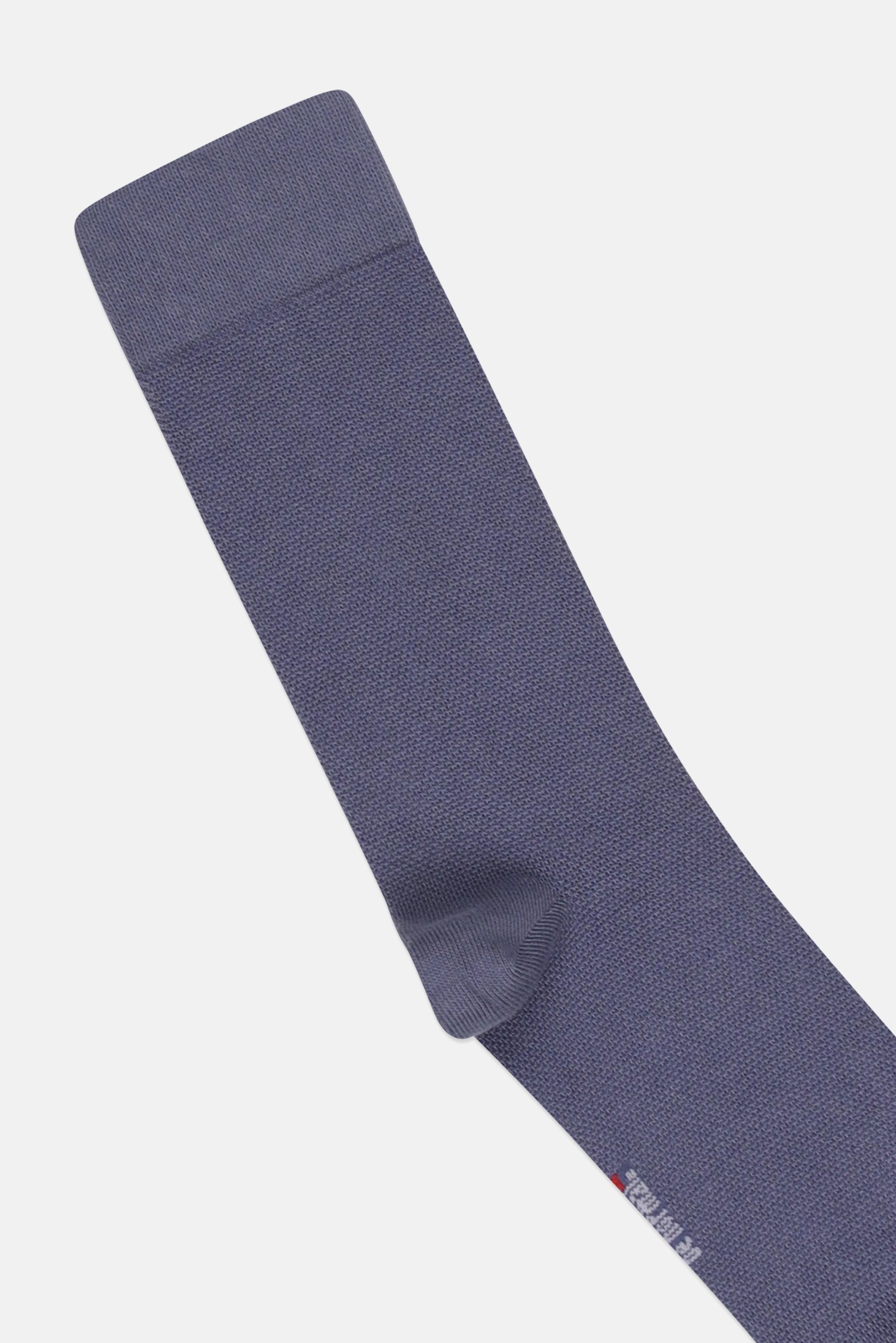 Men 1 Pair Brand Logo Ankle Socks, Slate Blue