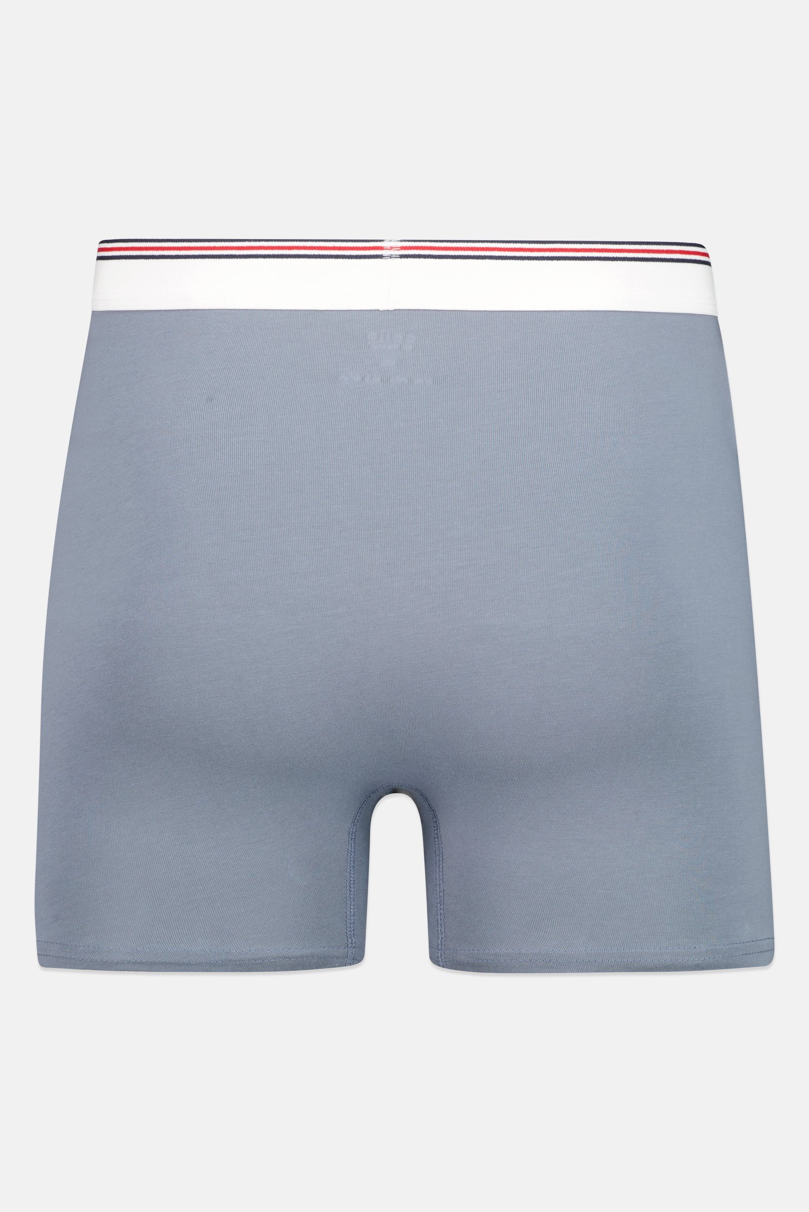 Men Stripe Pull On Boxer, Slate Blue