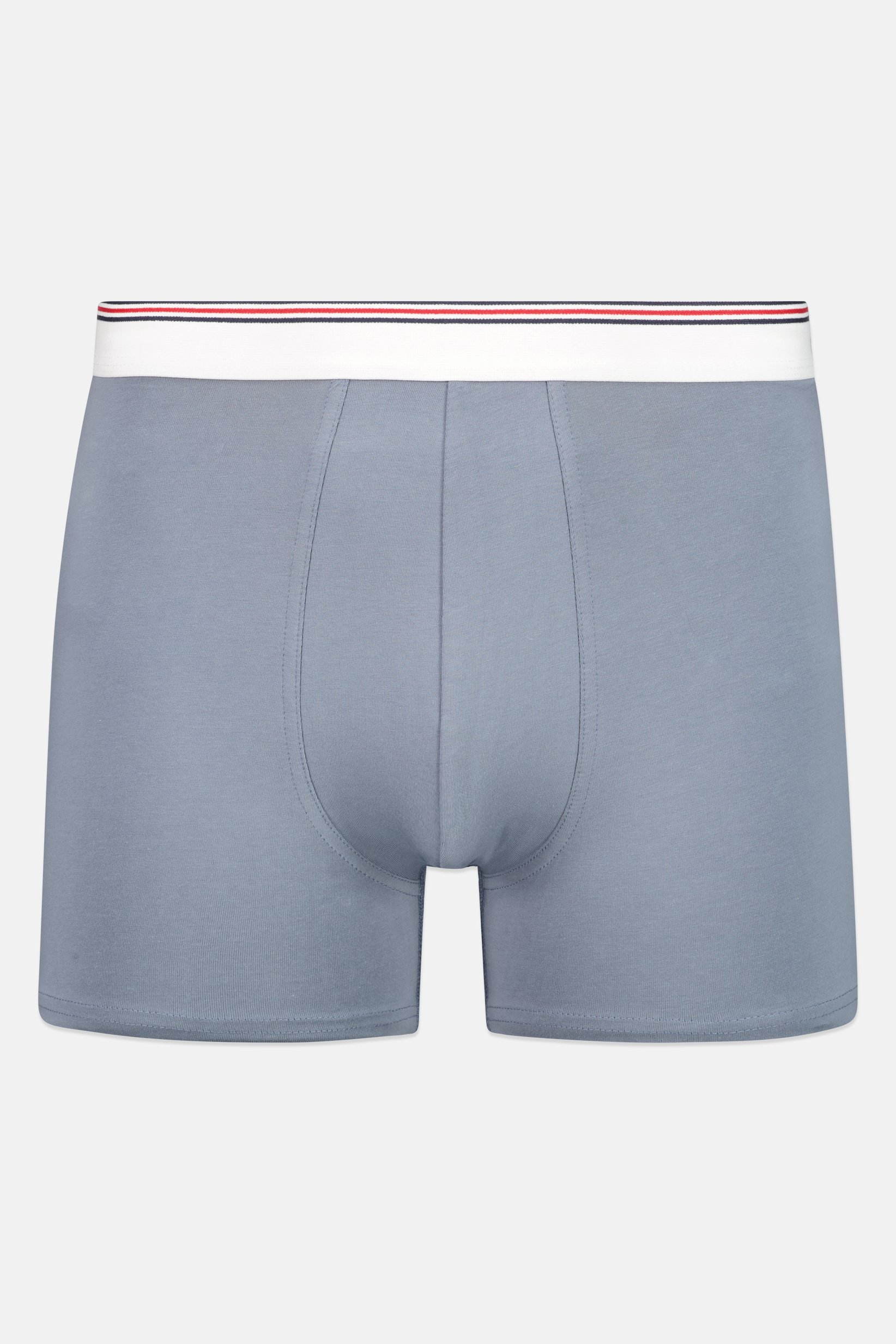 Men Stripe Pull On Boxer, Slate Blue