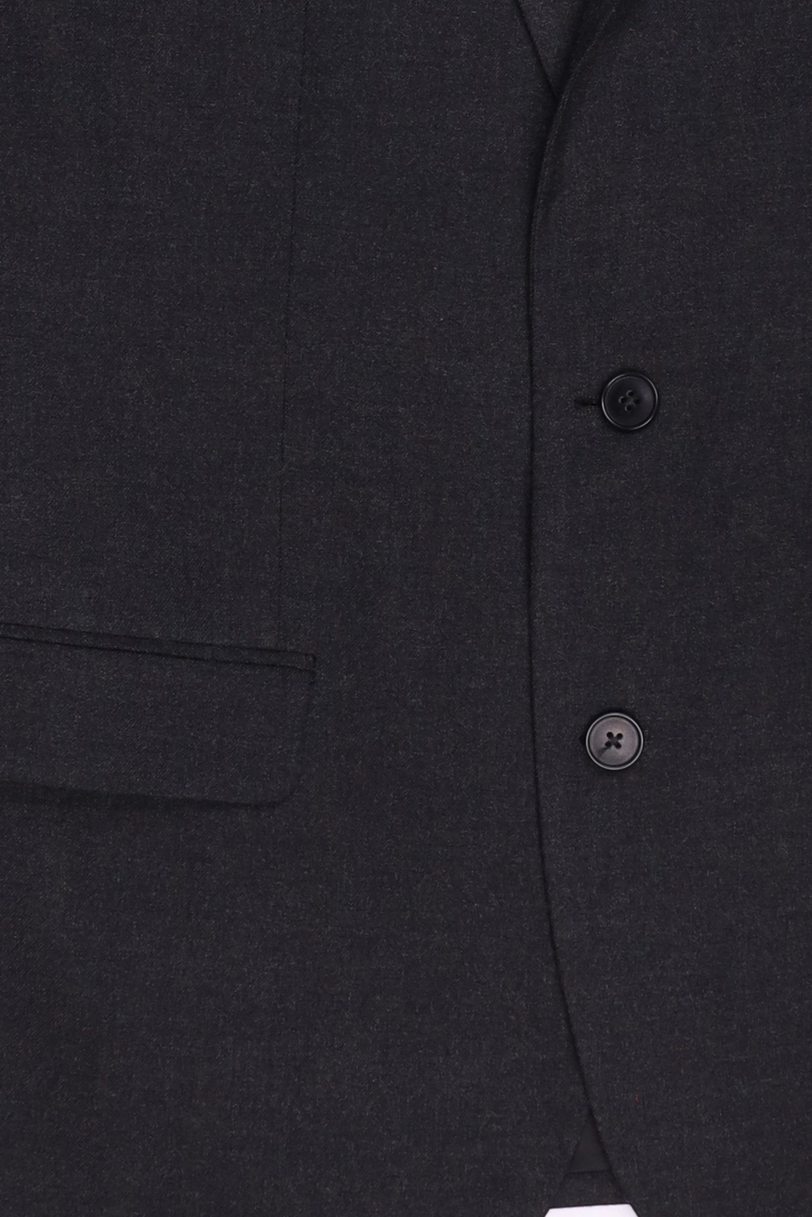 Men Slim Fit Plain Casual Blazer, Dark Grey