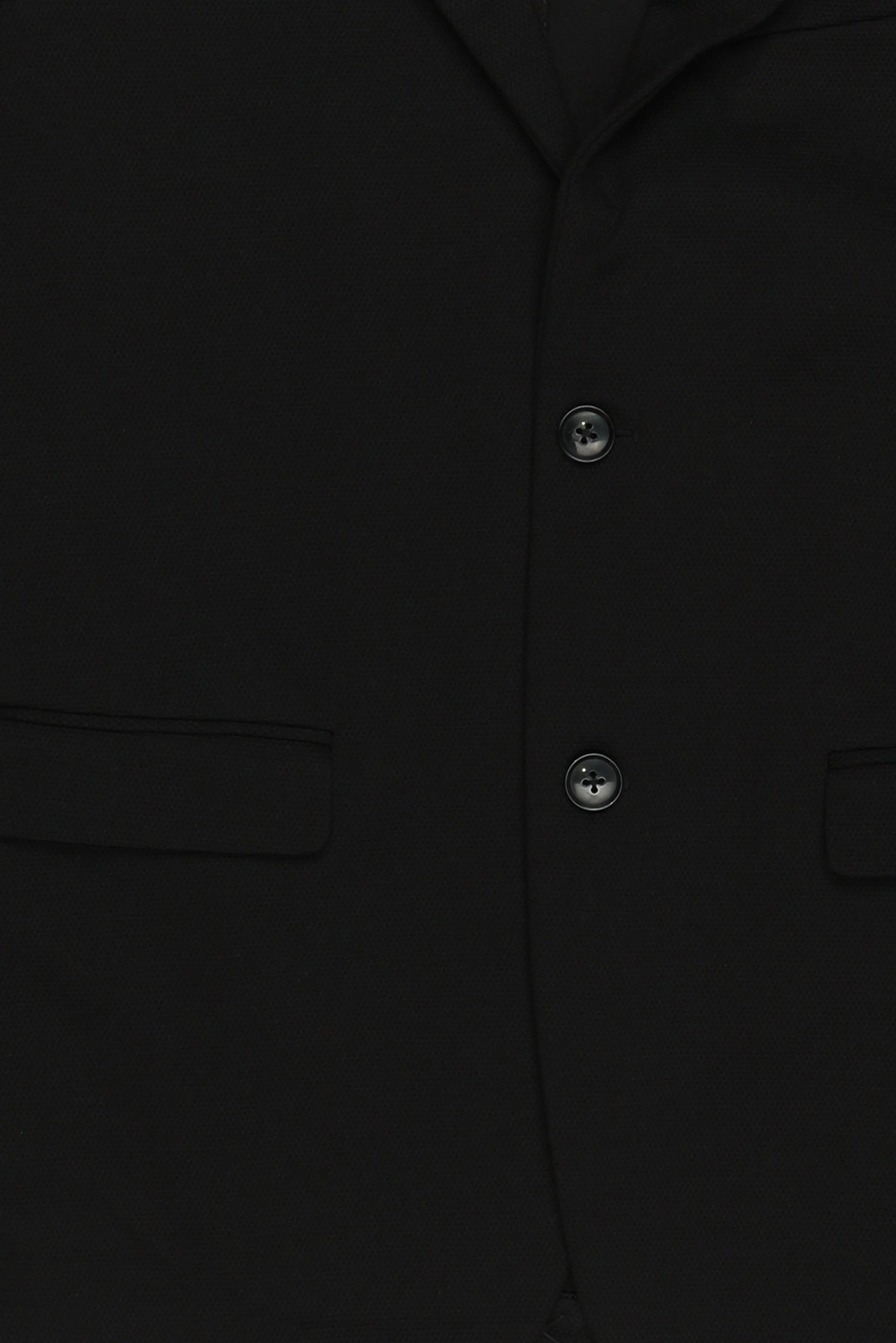 Men Sim Fit Textured Formal Blazer, Black