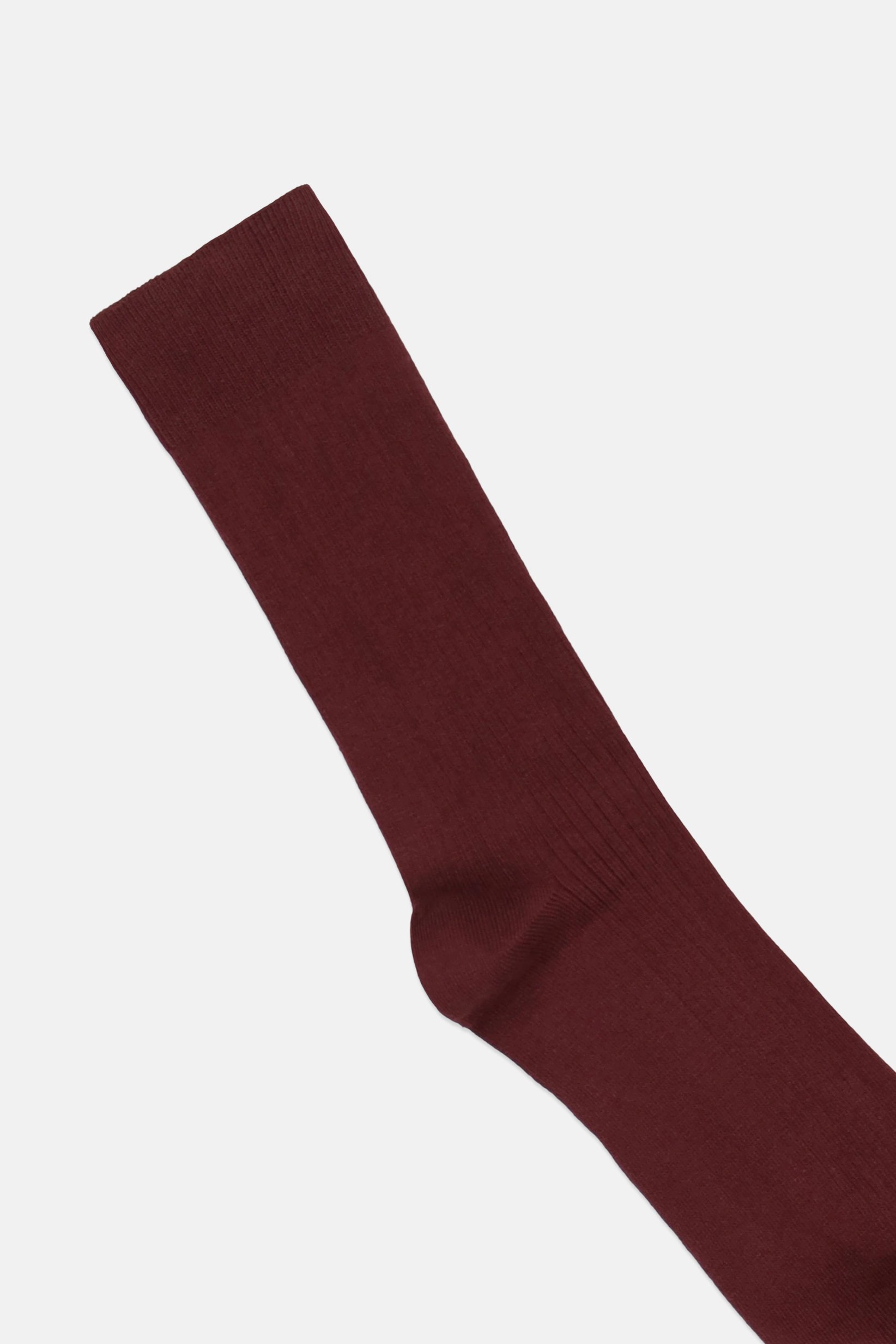 Men 1 Pair Textured Ankle Socks, Burgundy