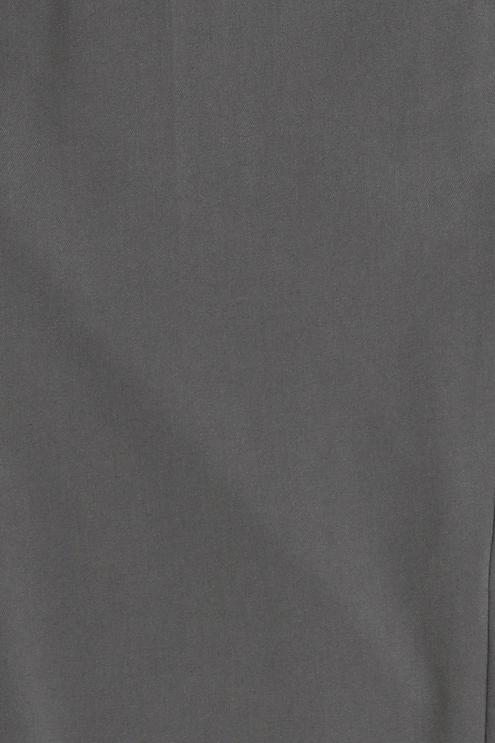 Men Regular Fit Solid Straight Leg Pants, Dark Grey