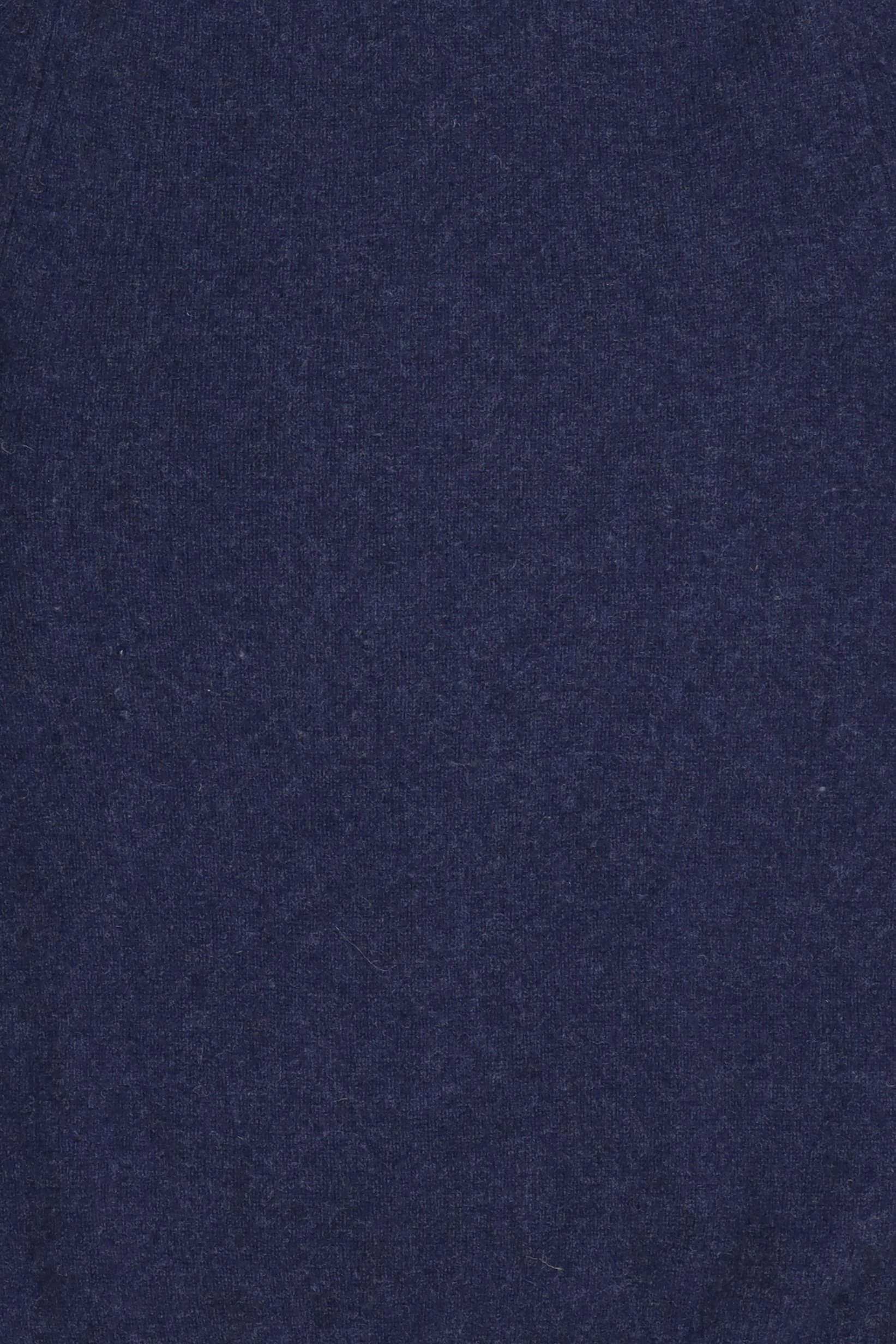 Men Ribbed Collar Knitted Sweater, Navy