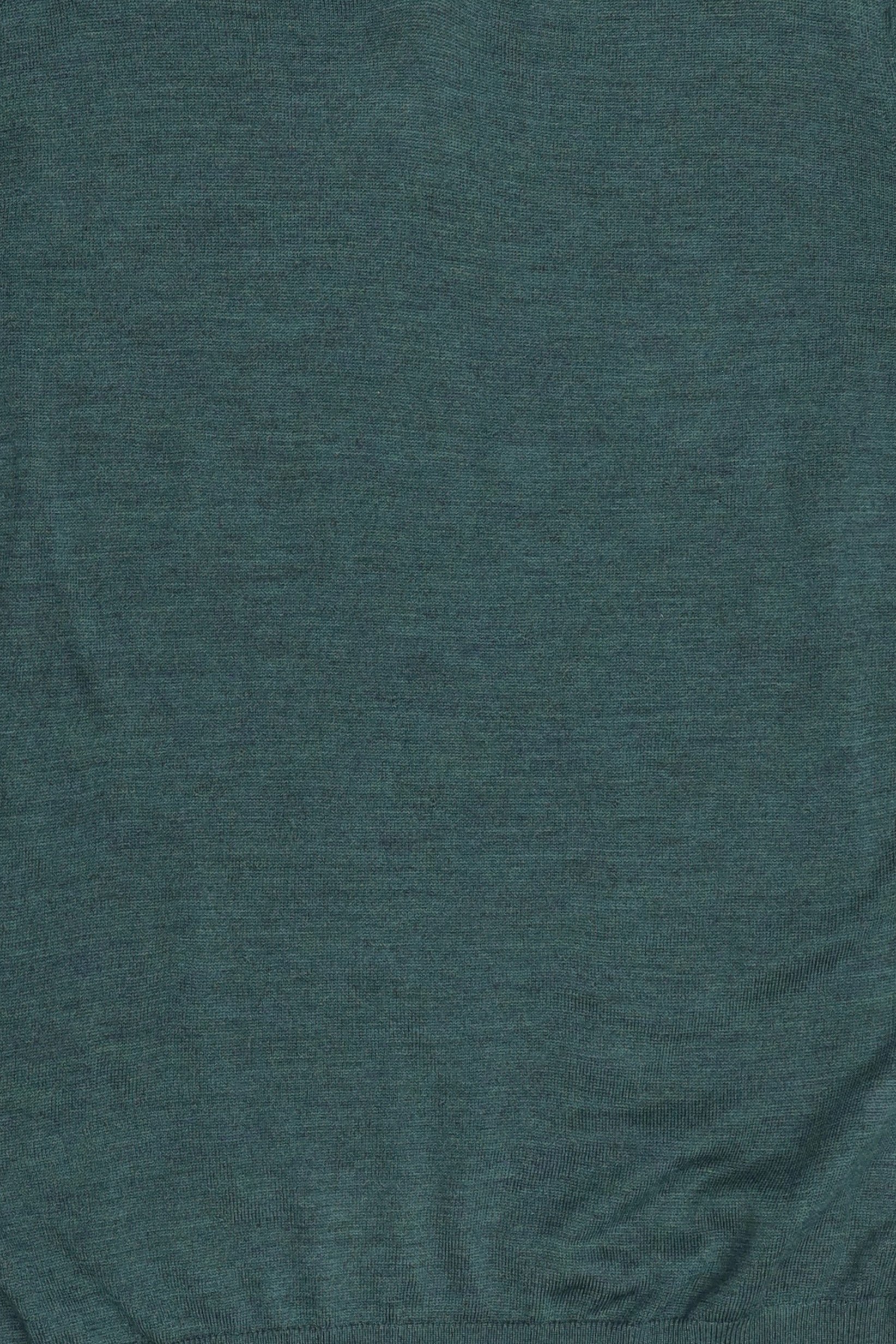 Men Crew Neck Knitted Sweater, Green