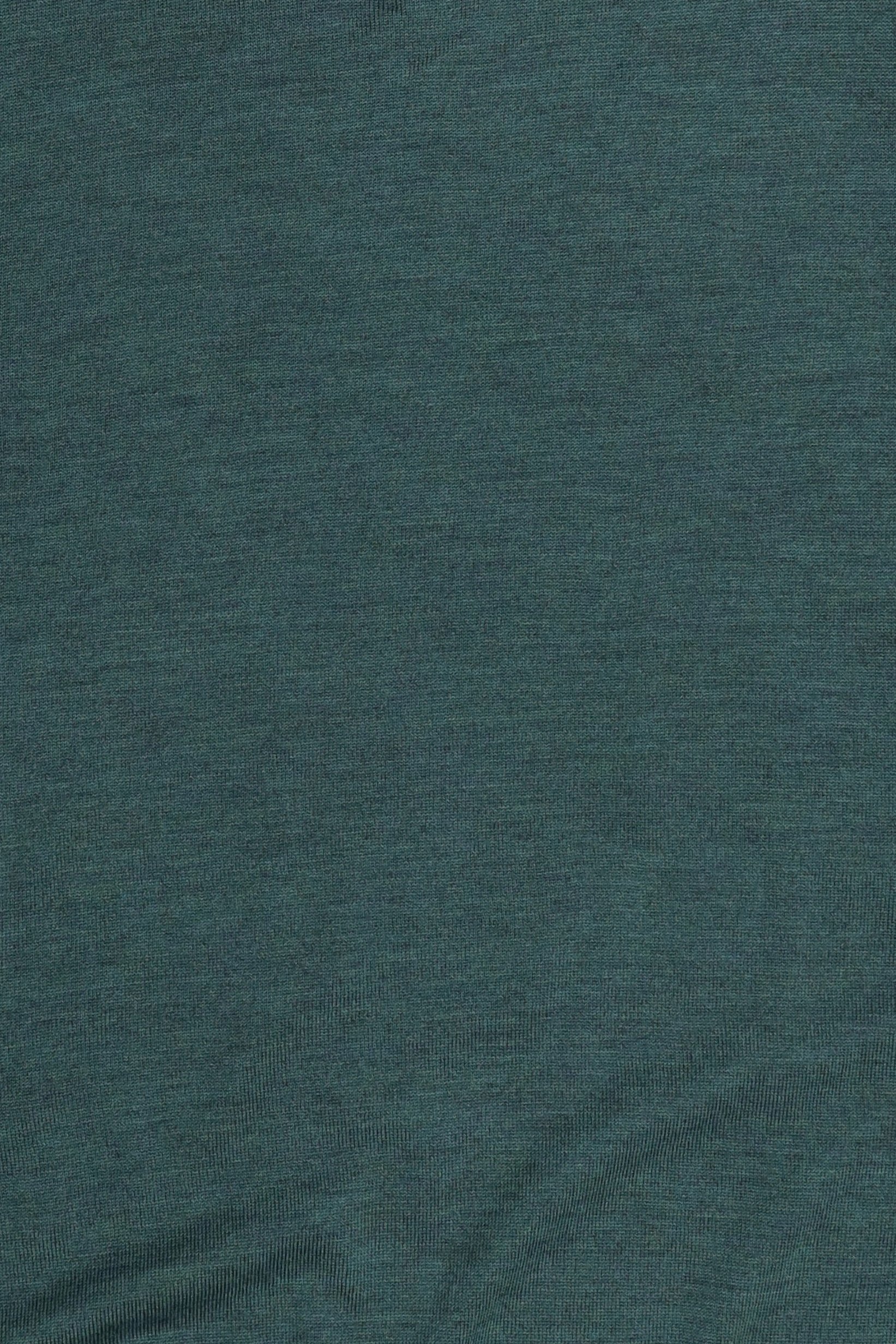 Men Crew Neck Textured Sweater, Dark Green