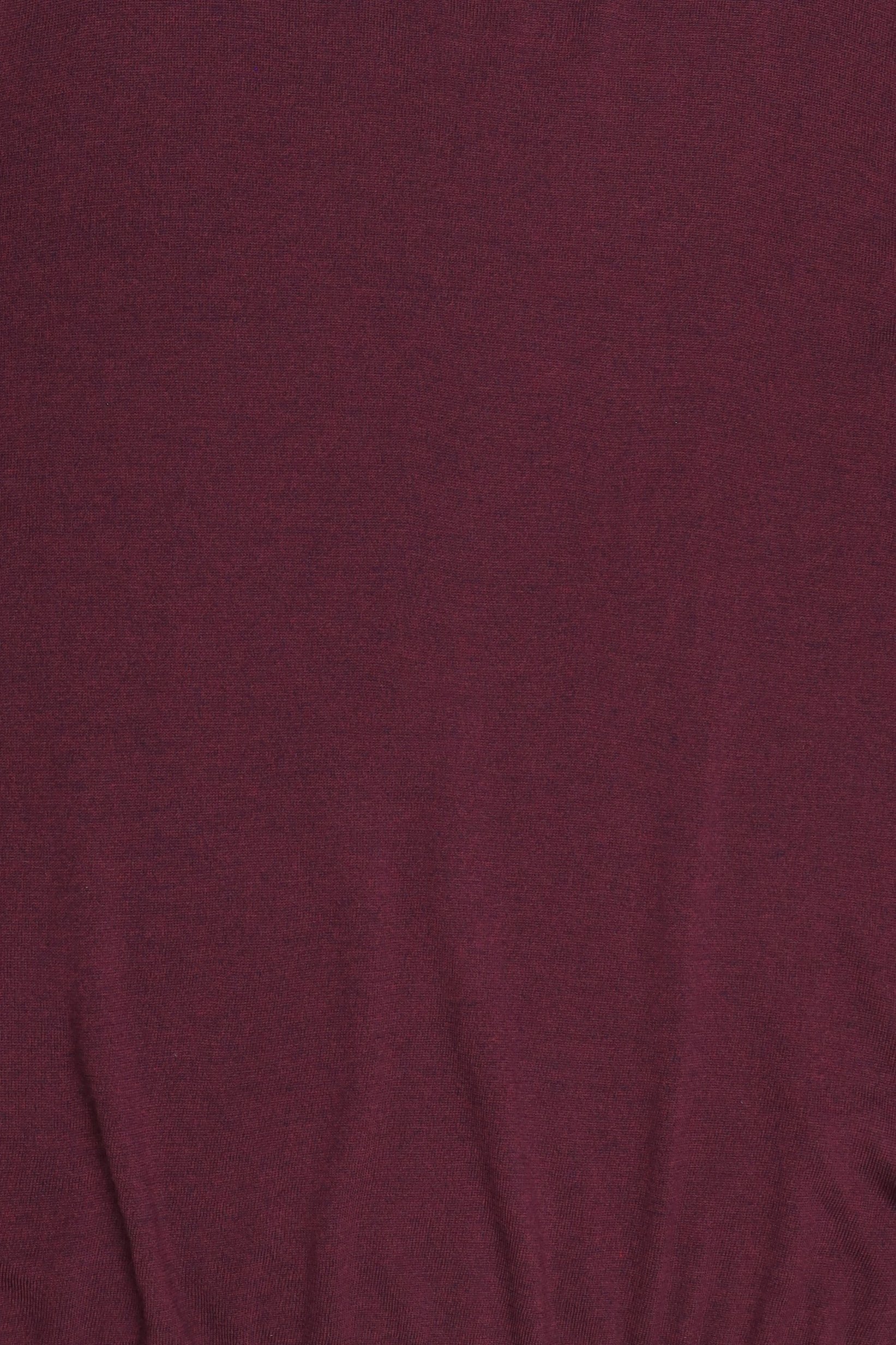 Men Crew Neck Long Sleeve Knitted Sweatshirts, Burgundy