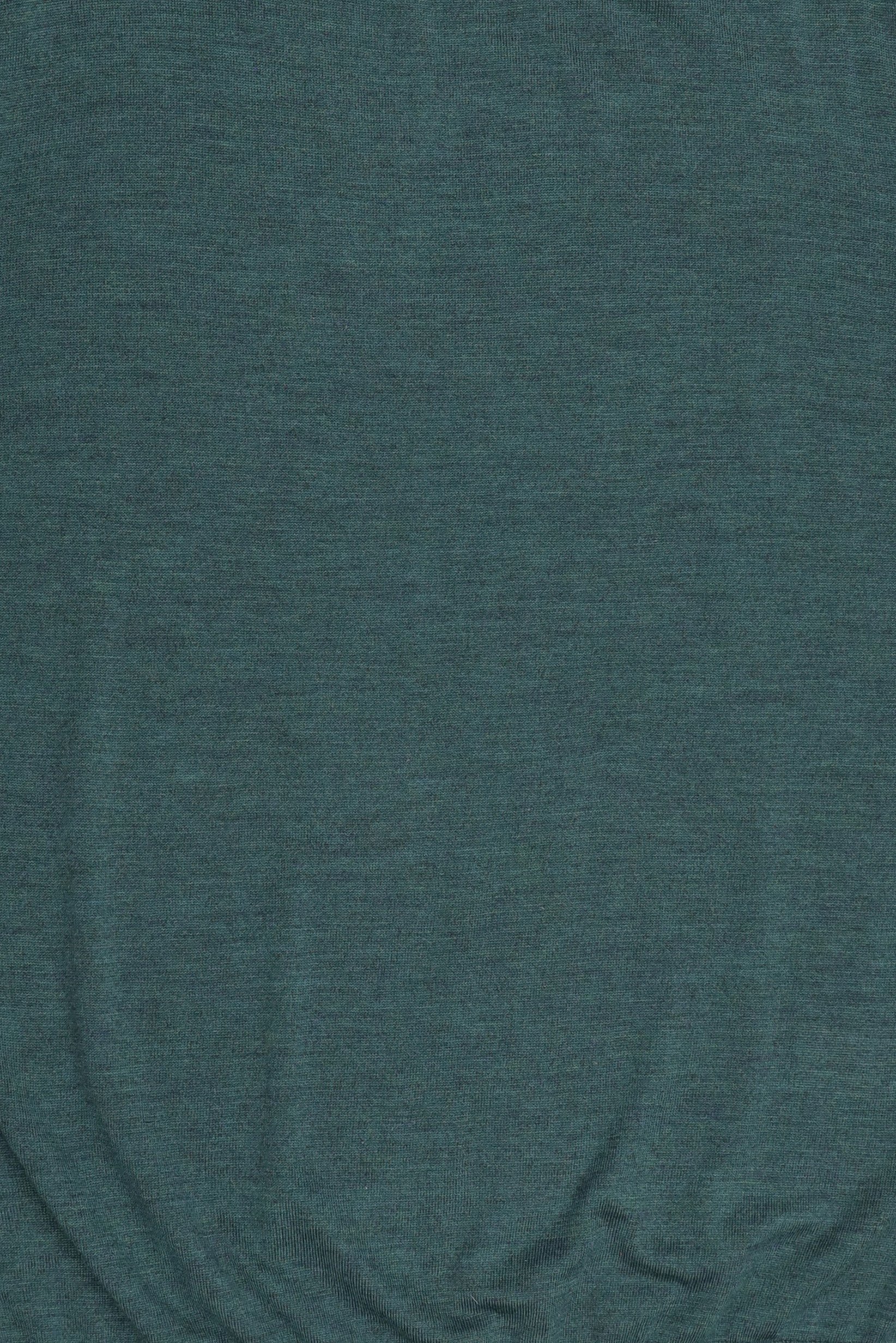 Men Turtle Neck Knitted Sweater, Dark Green