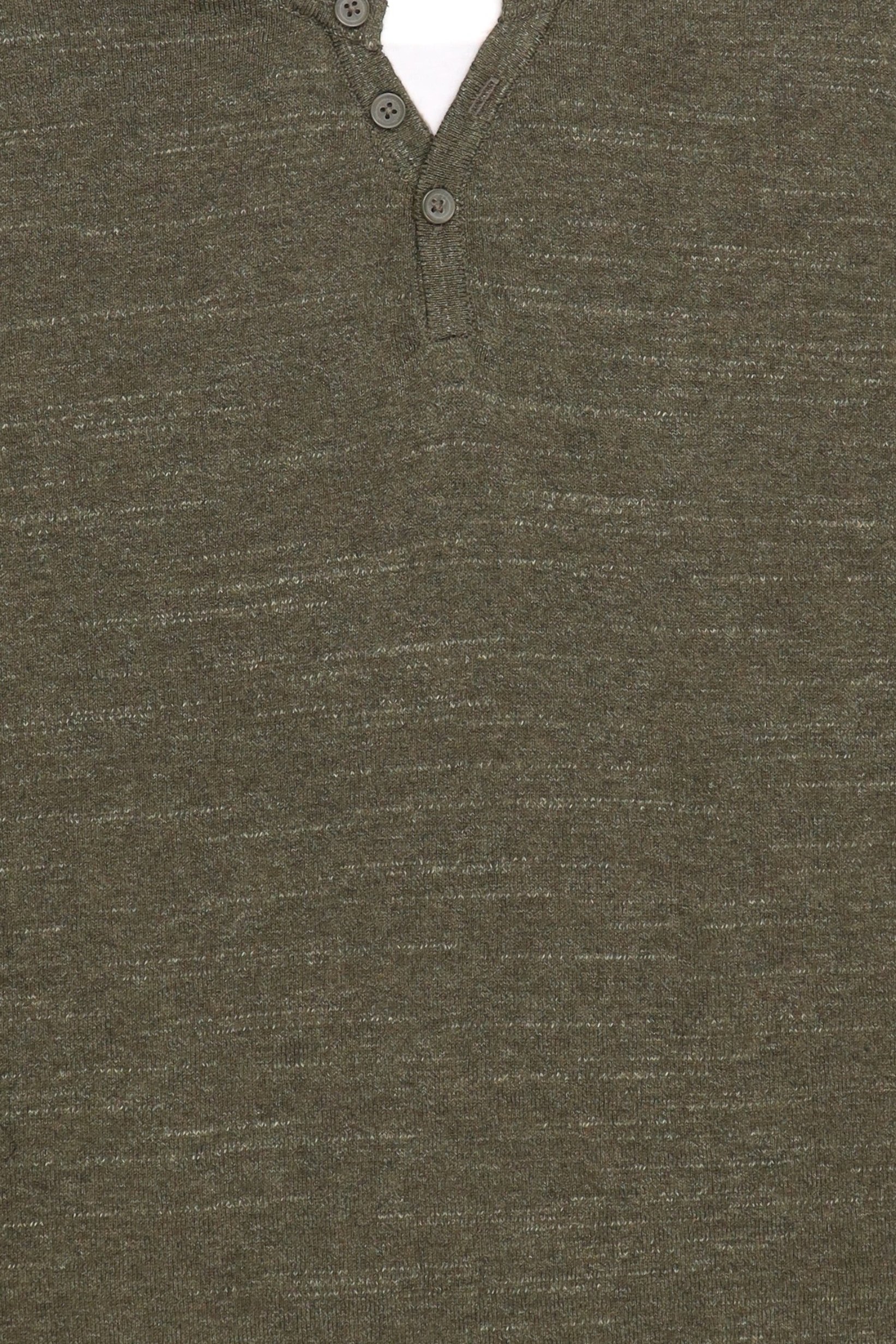 Men Crew Neck Long Sleeve Knitted T-Shirt, Olive