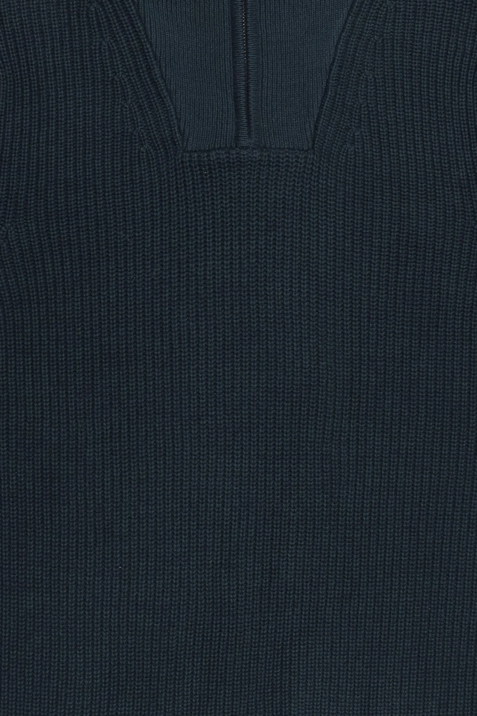 Men Turtle Neck Knitted Long Sleeve Sweater, Dark Green