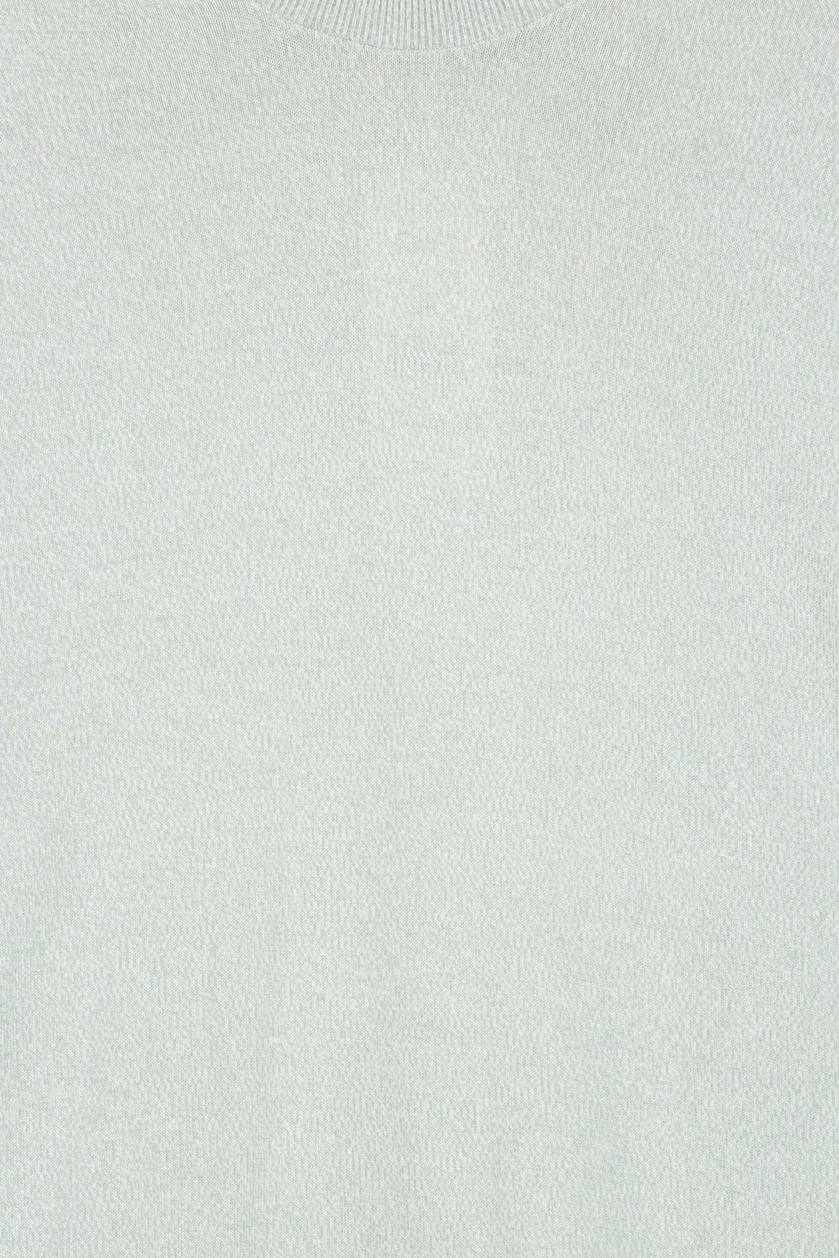 Men Crew Neck Long Sleeve Textured T-Shirt, Mint Green