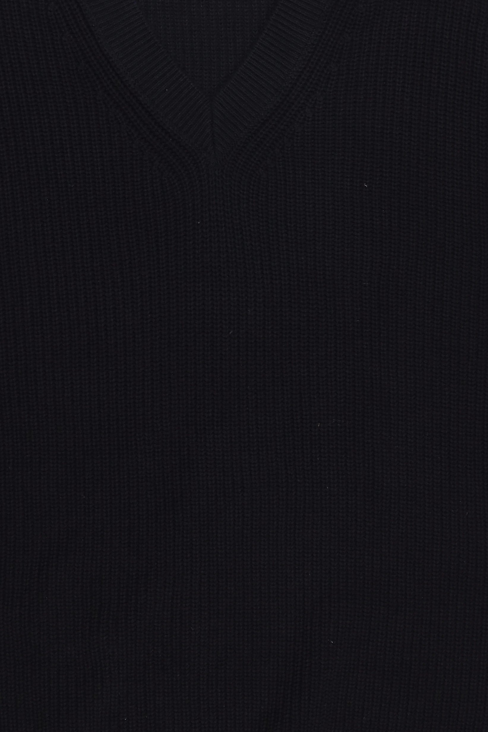 Men Crew Neck Knitted Sweater, Black