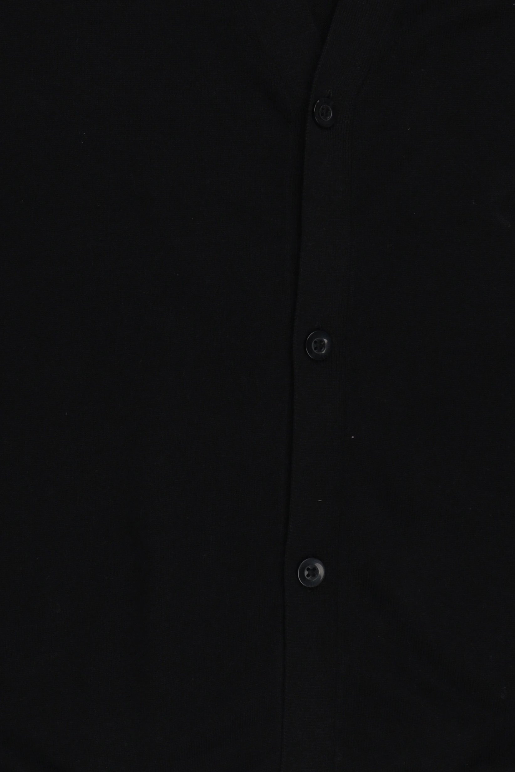 Men V Neck Long Sleeve Knitted Cardigans, Black