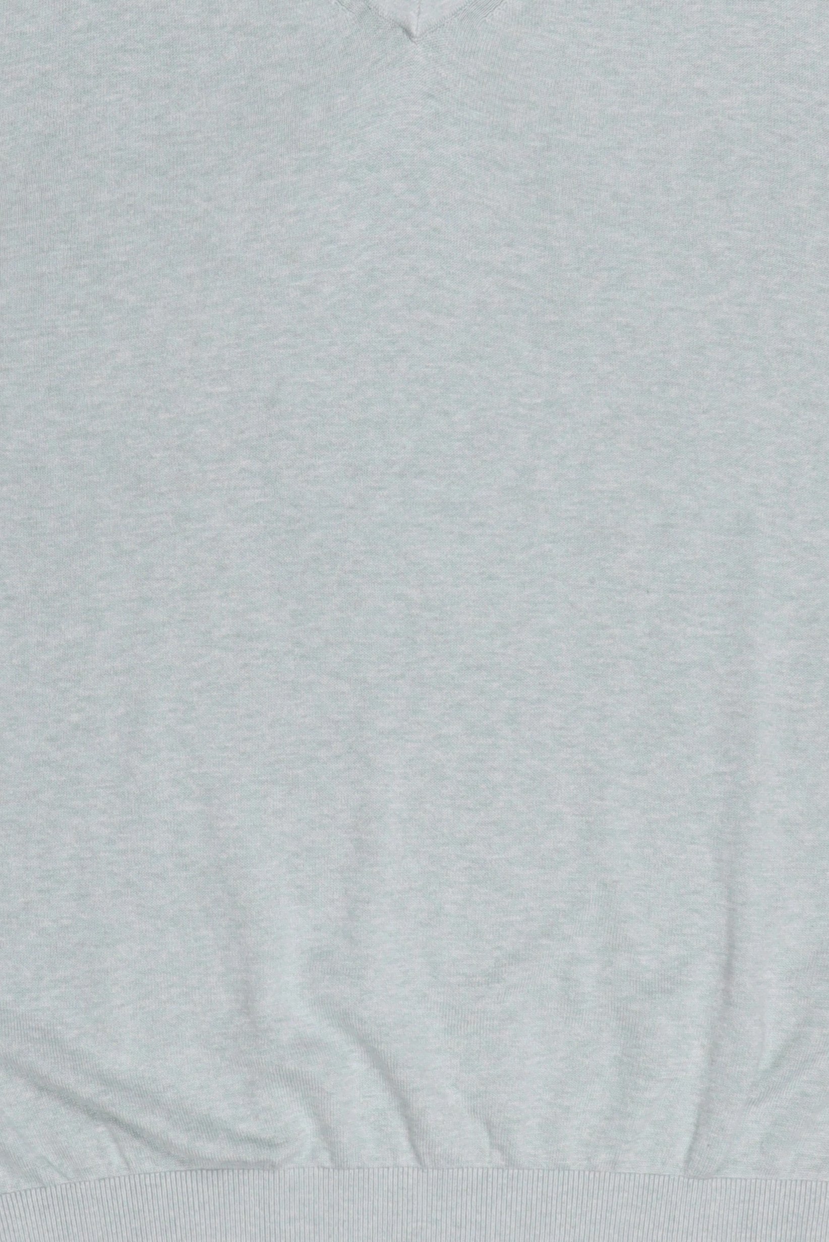 Men V Neck Knitted Sweater, Mint Green