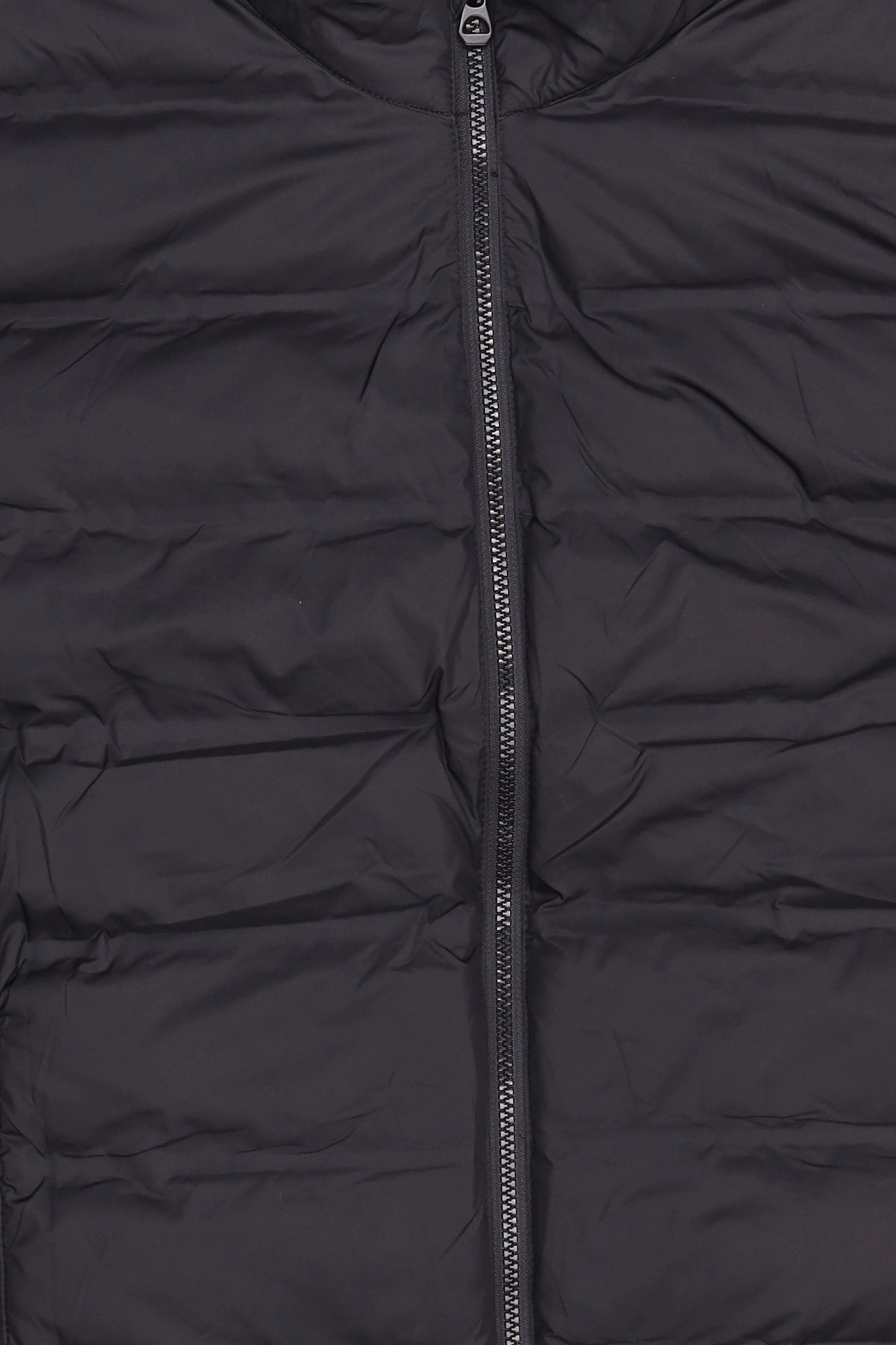 Men Quilted Jacket Vest, Black