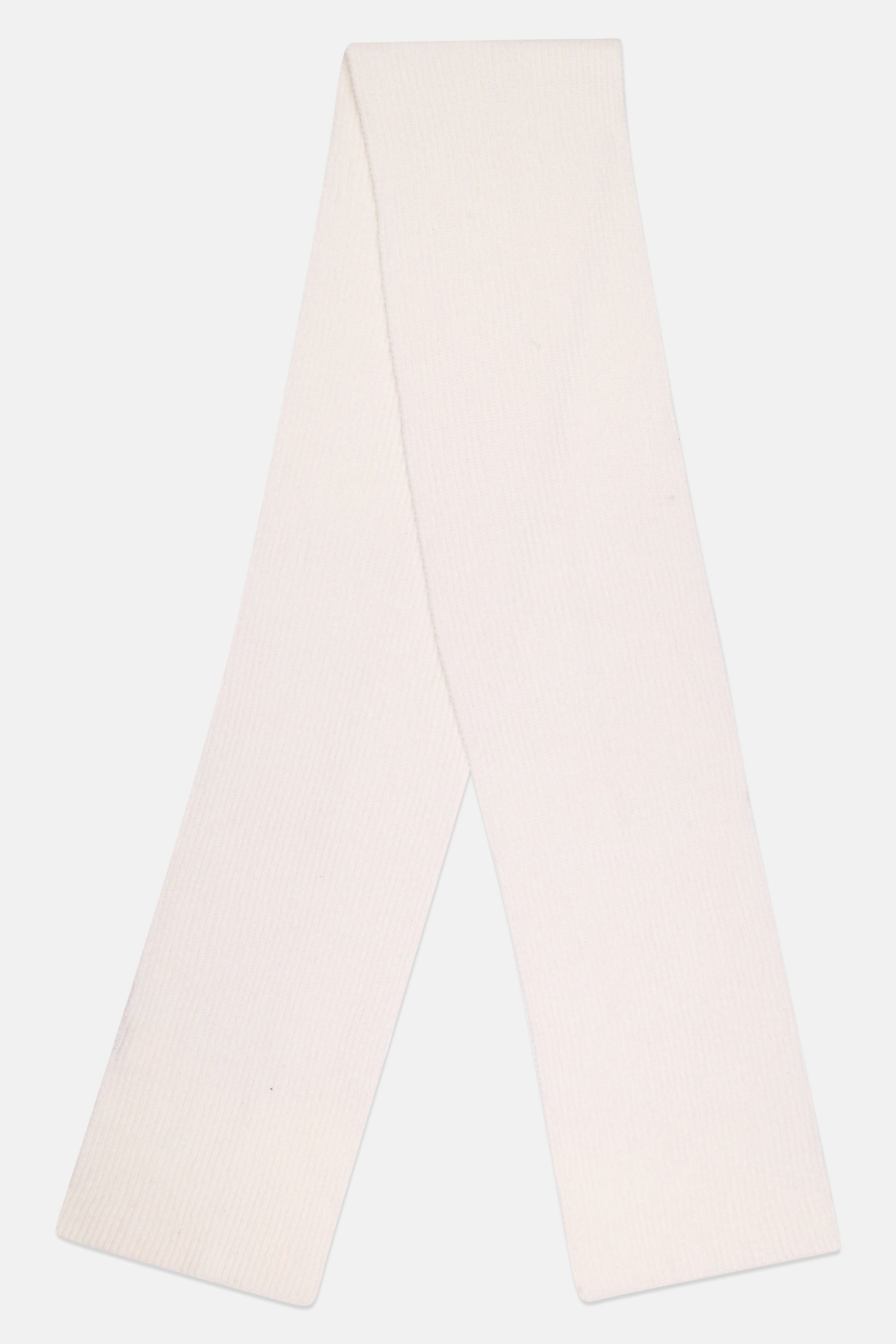 Men Textured Scarves, White
