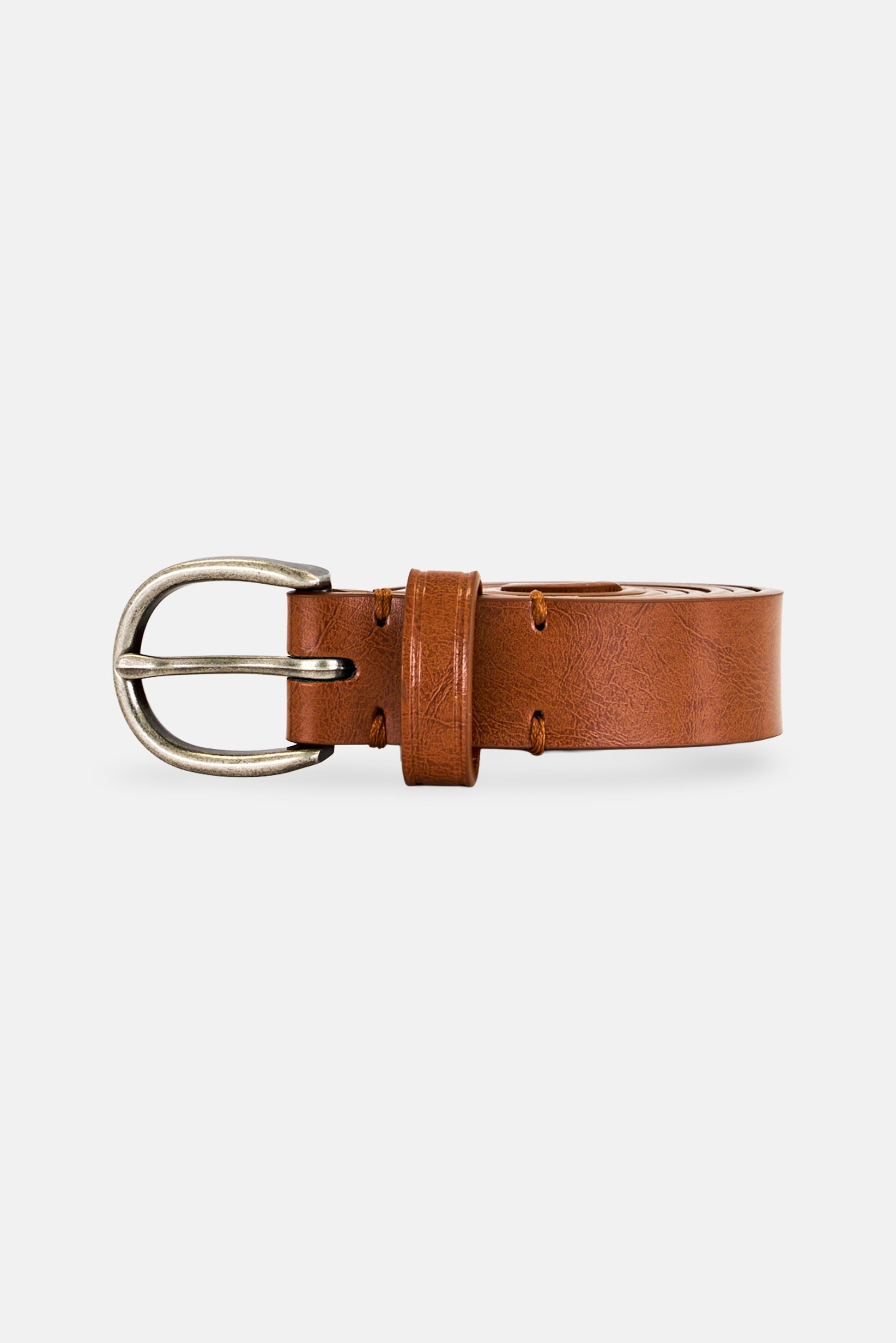 Men Genuine Leather Belt, Brown