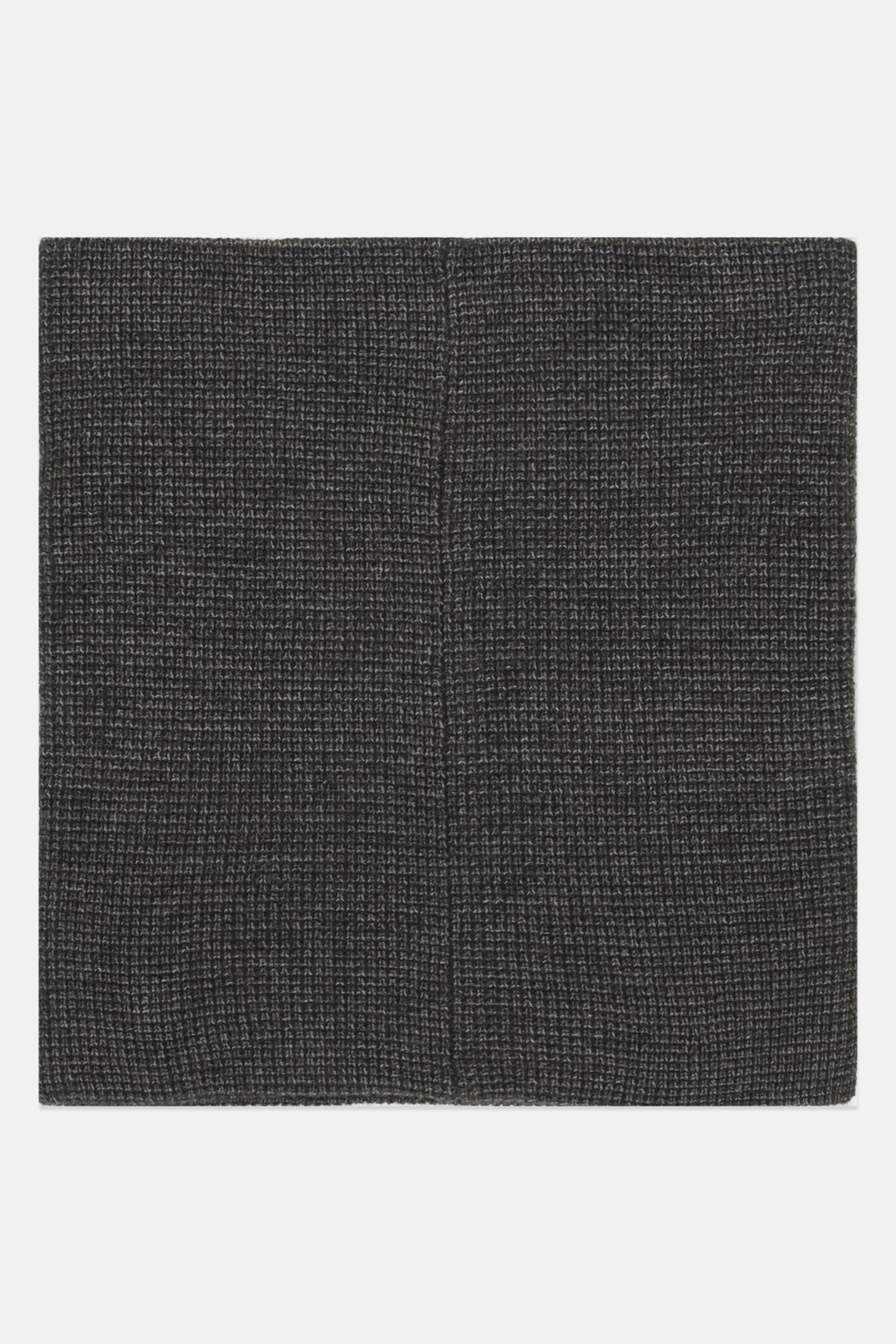 Men Textured Tube Scarf, Army Green