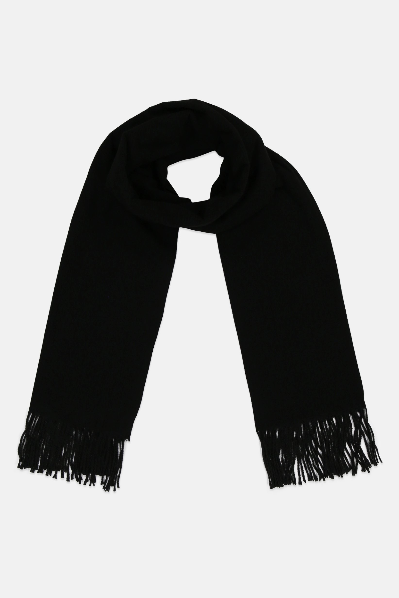 Men Knitted Scarves, Black